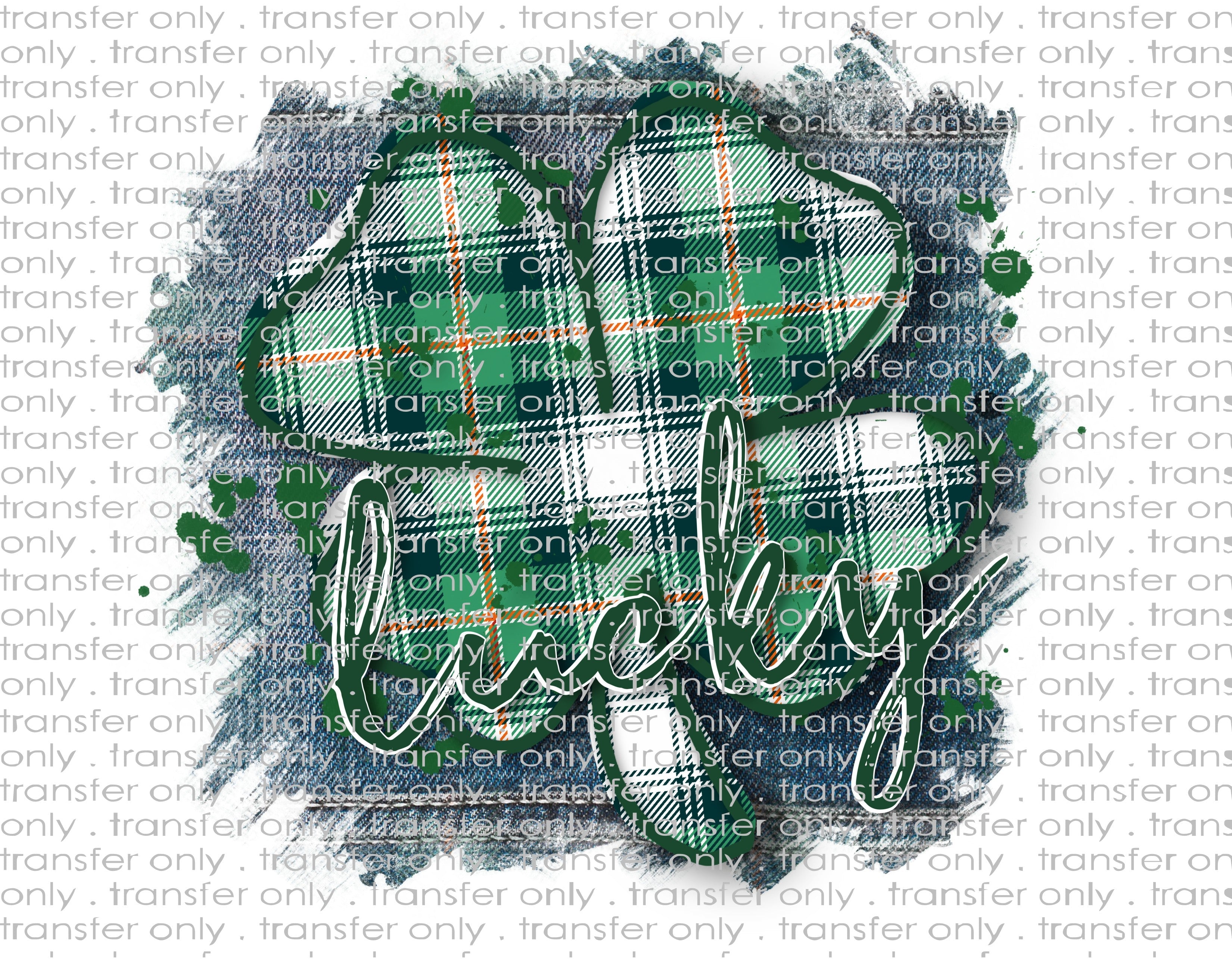 Waterslide, Sublimation Transfers - St. Patrick's Day