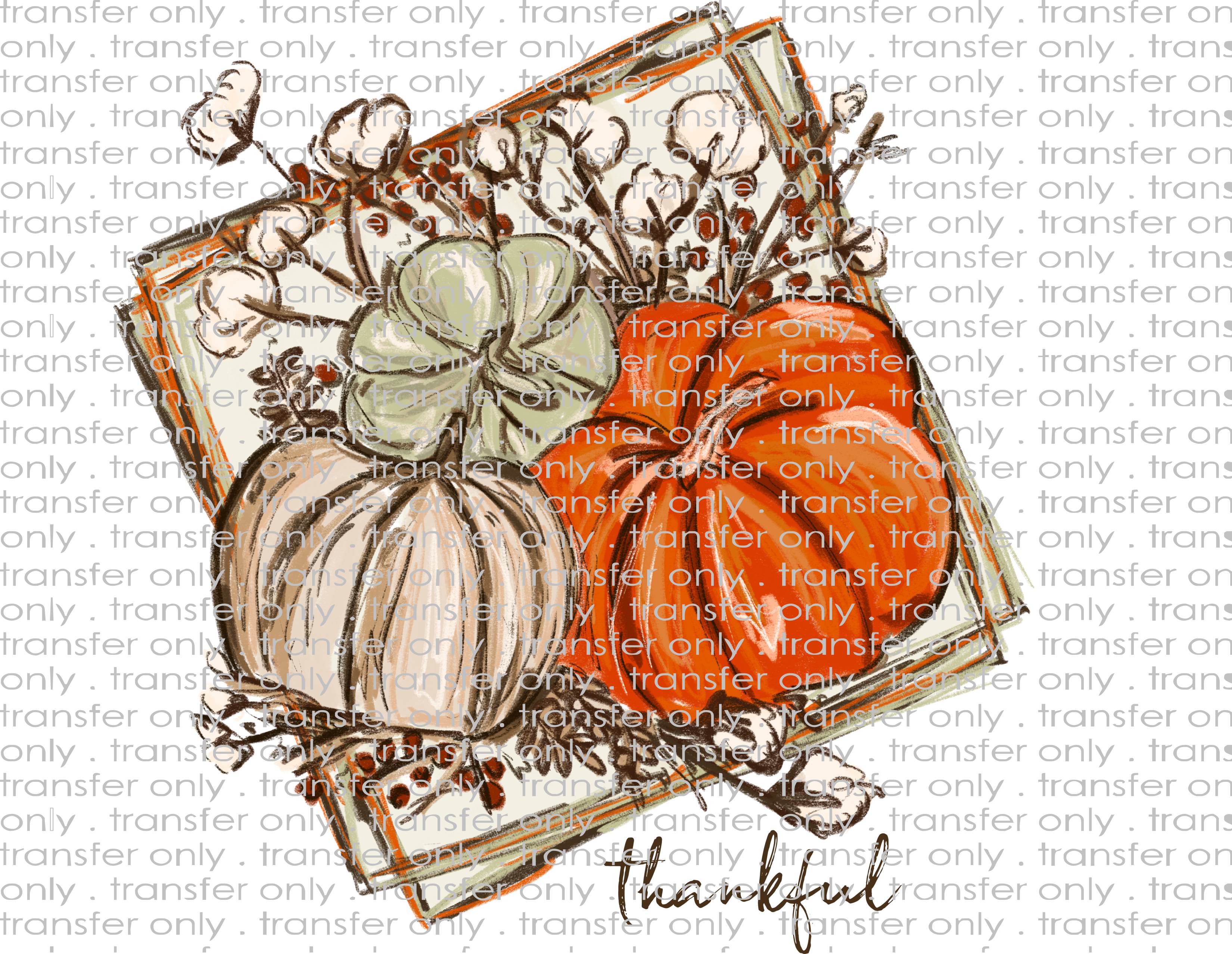 Waterslide, Sublimation Transfers - Thanksgiving