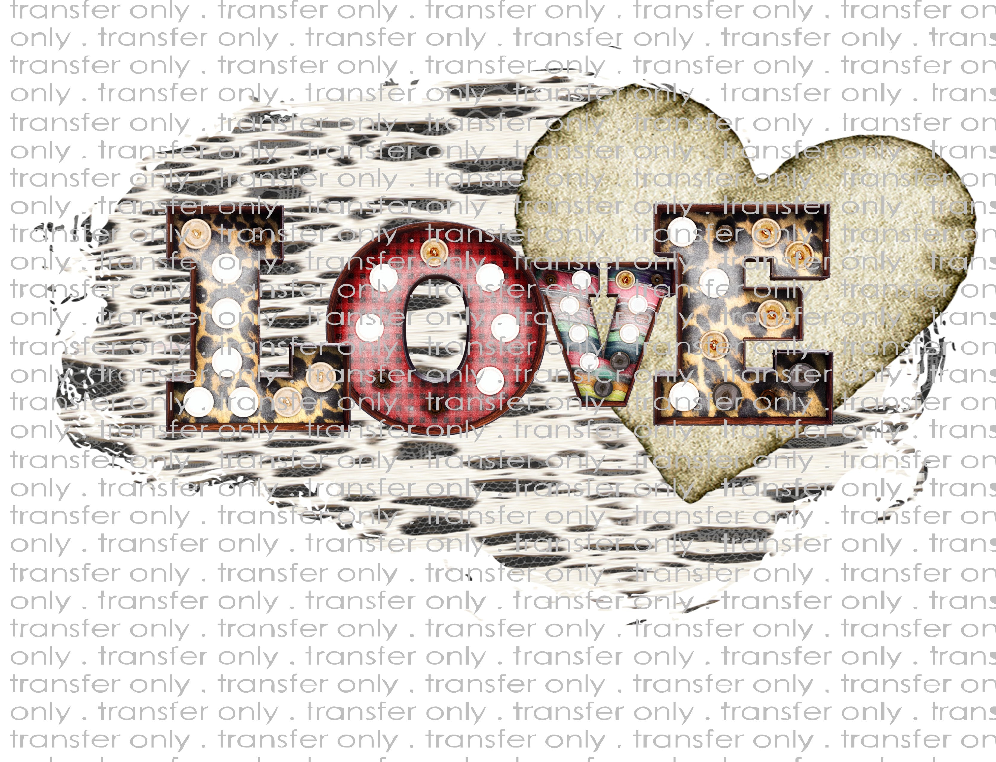 Waterslide, Sublimation Transfers - Valentine's Day