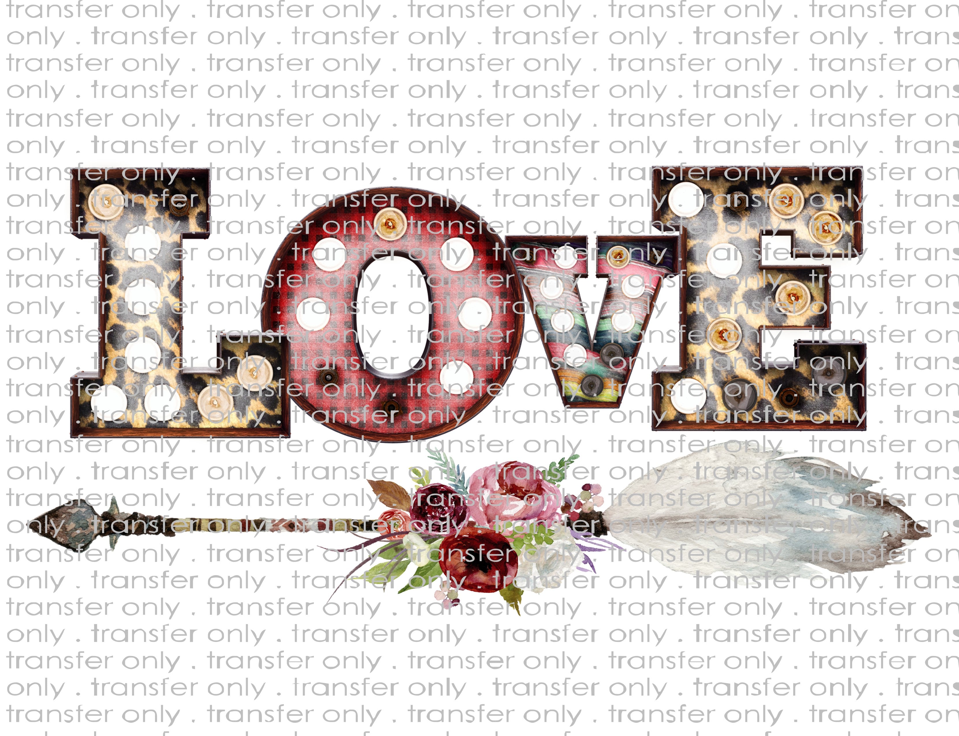 Waterslide, Sublimation Transfers - Valentine's Day