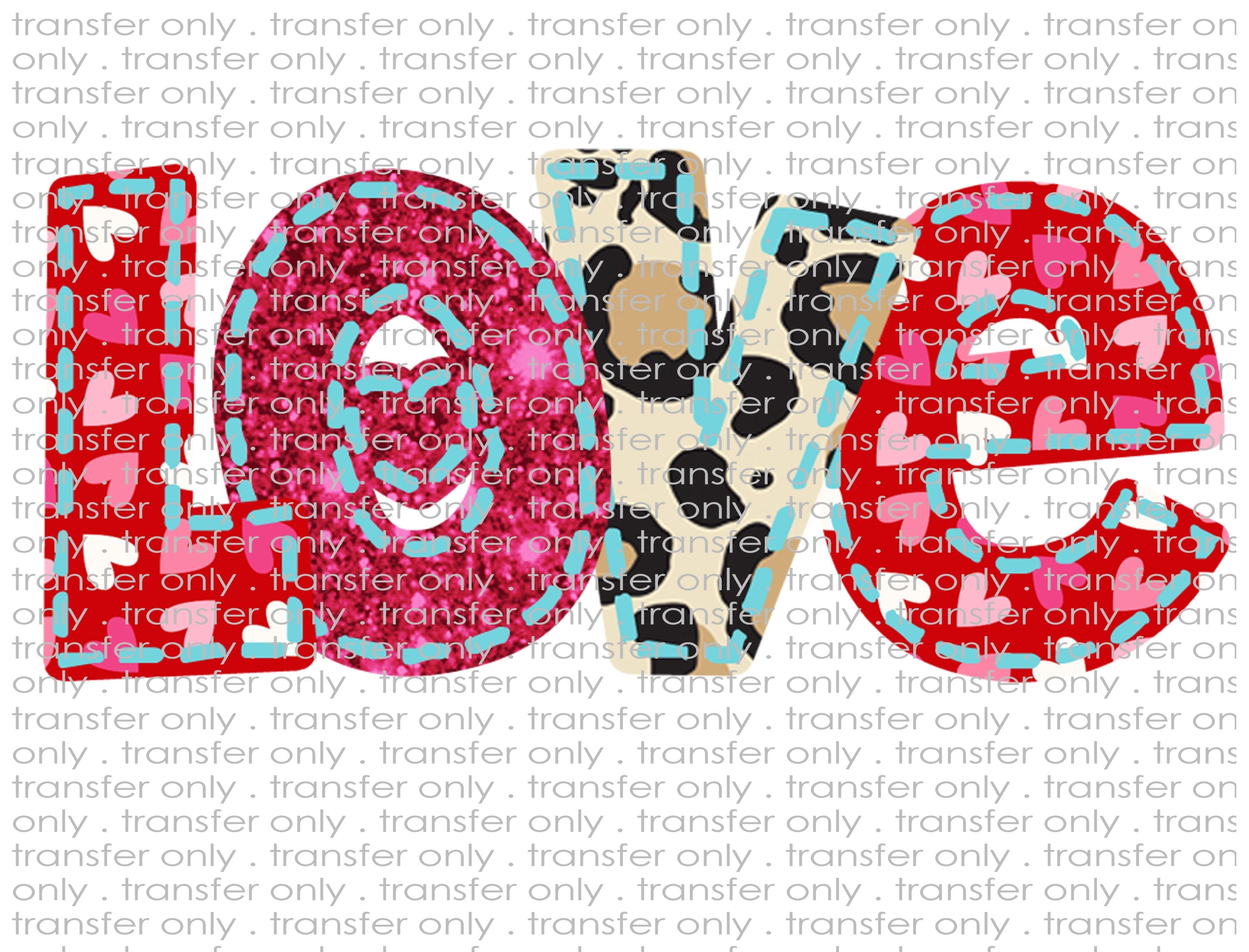 Waterslide, Sublimation Transfers - Valentine's Day