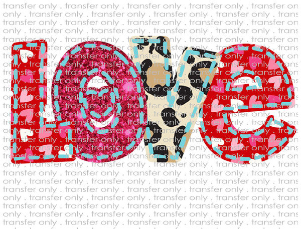 Waterslide, Sublimation Transfers - Valentine's Day