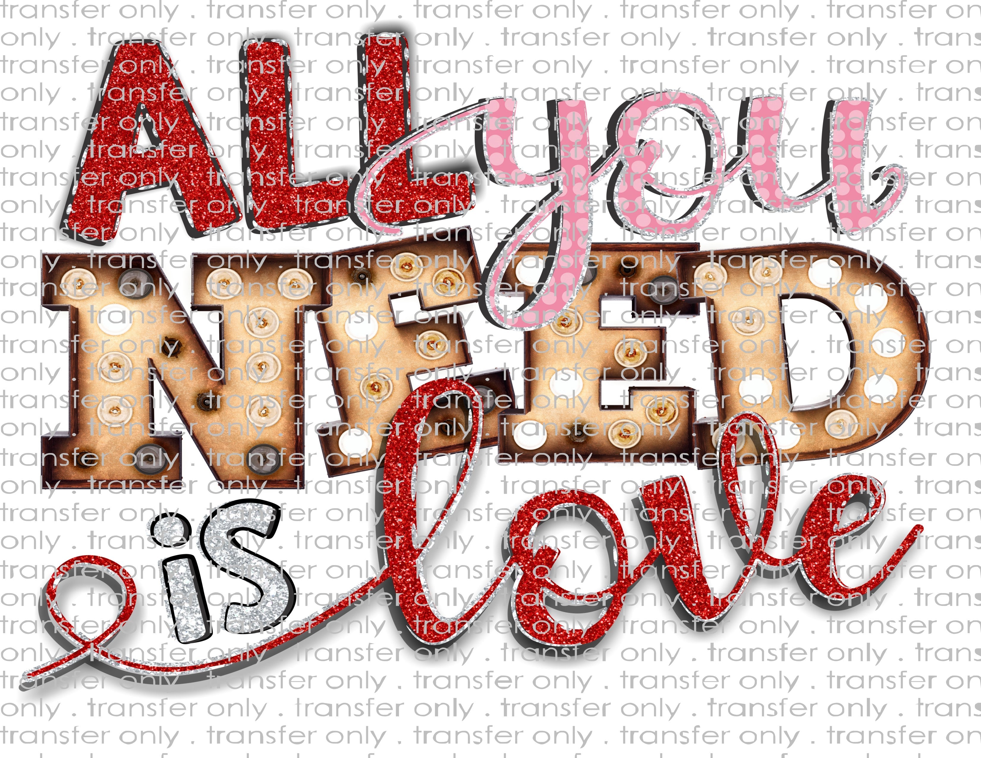 Waterslide, Sublimation Transfers - Valentine's Day