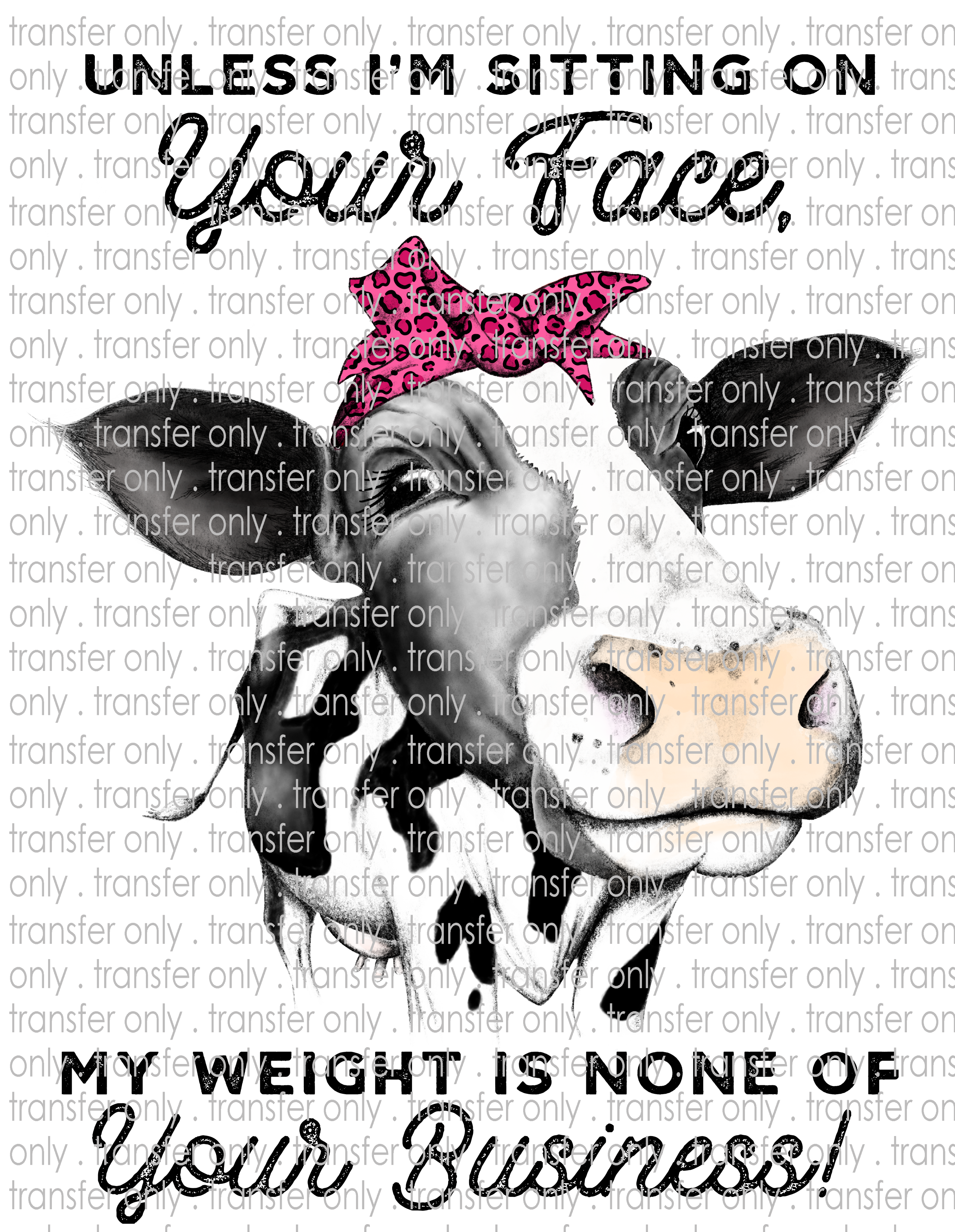 Mature Adult - Waterslide, Sublimation Transfers