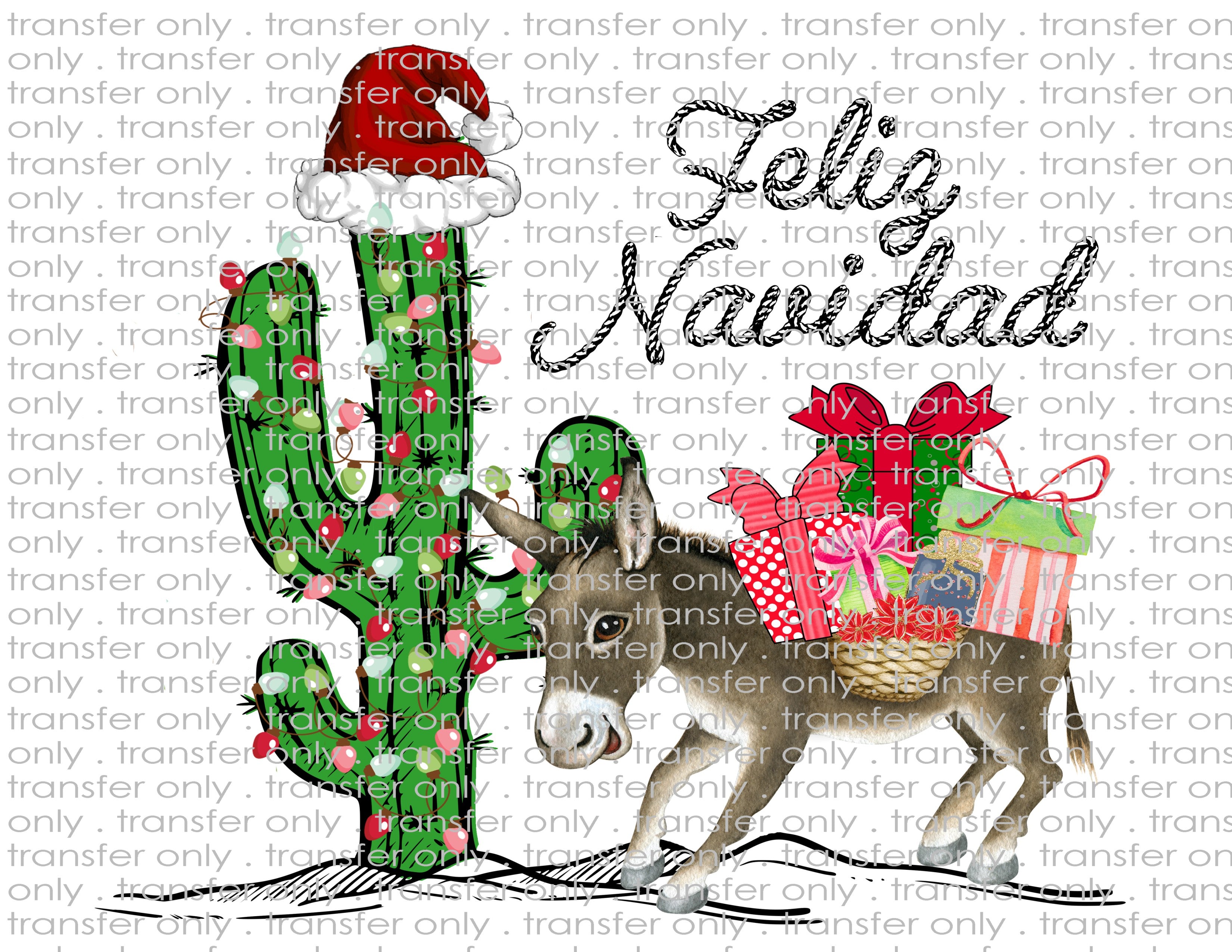 Feliz Navidad - Waterslide, Sublimation