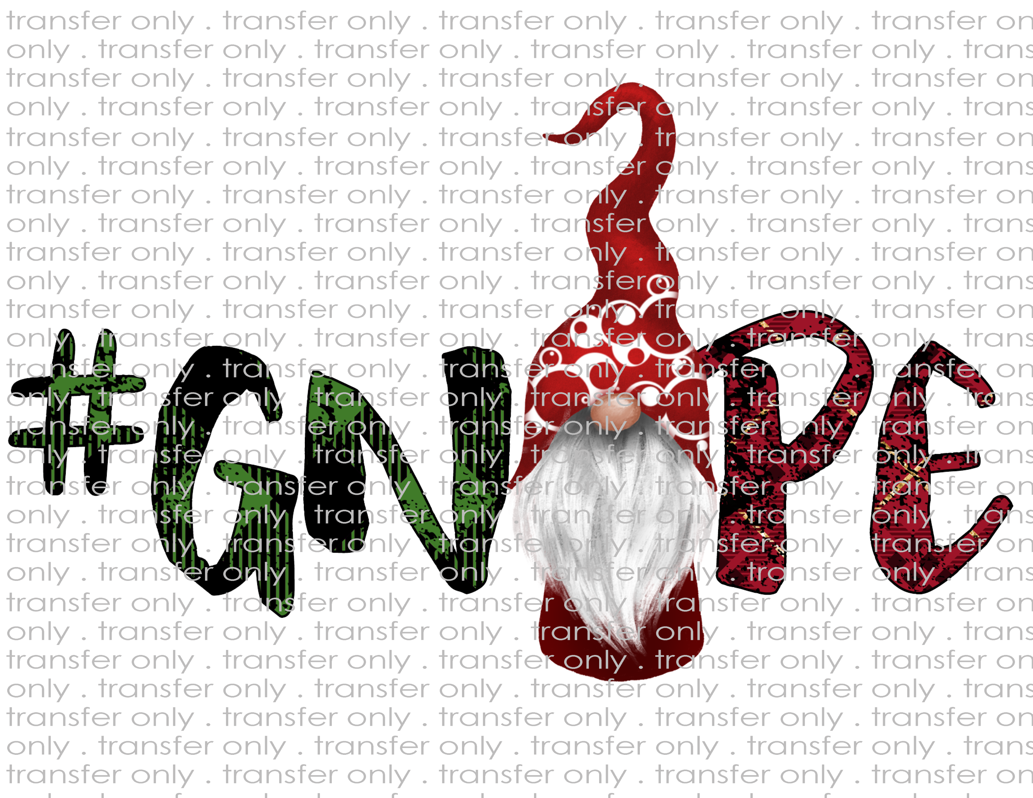 Gnope Gnome - Waterslide, Sublimation Transfers