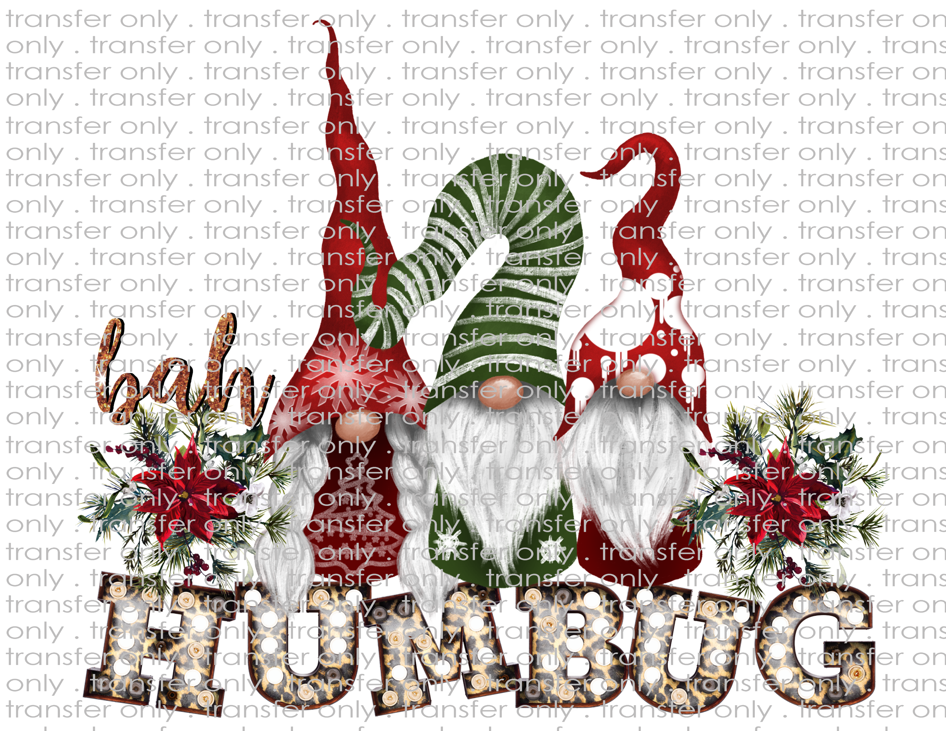 Humbug Gnomes - Waterslide, Sublimation Transfers