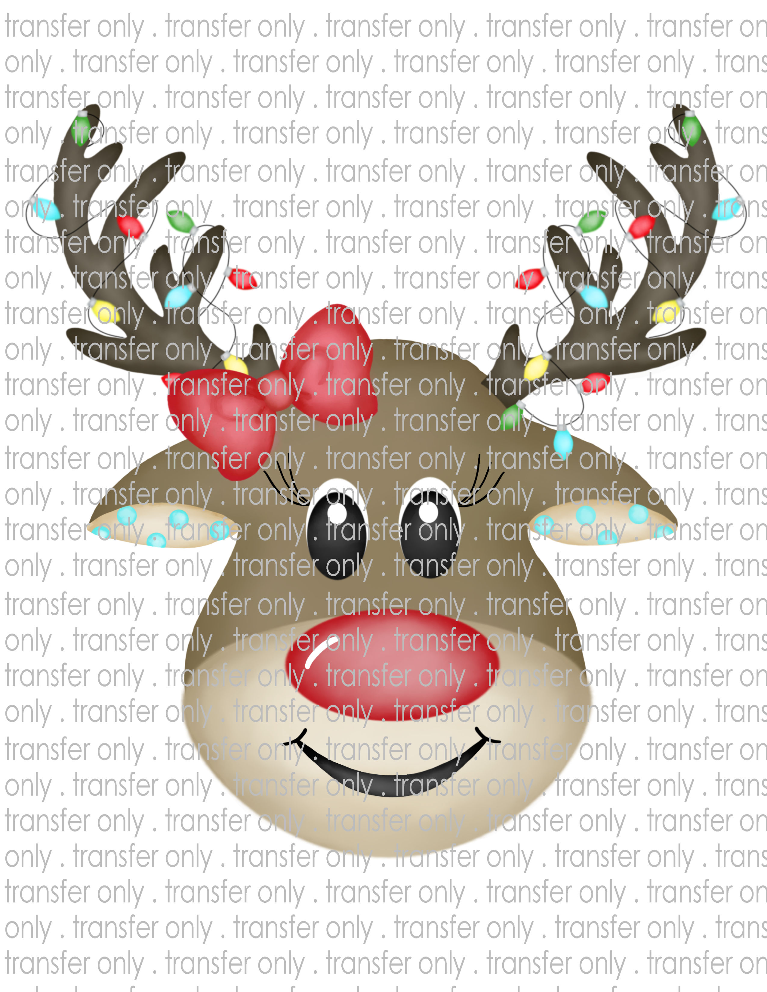 Kids Reindeer - Waterslide, Sublimation Transfers