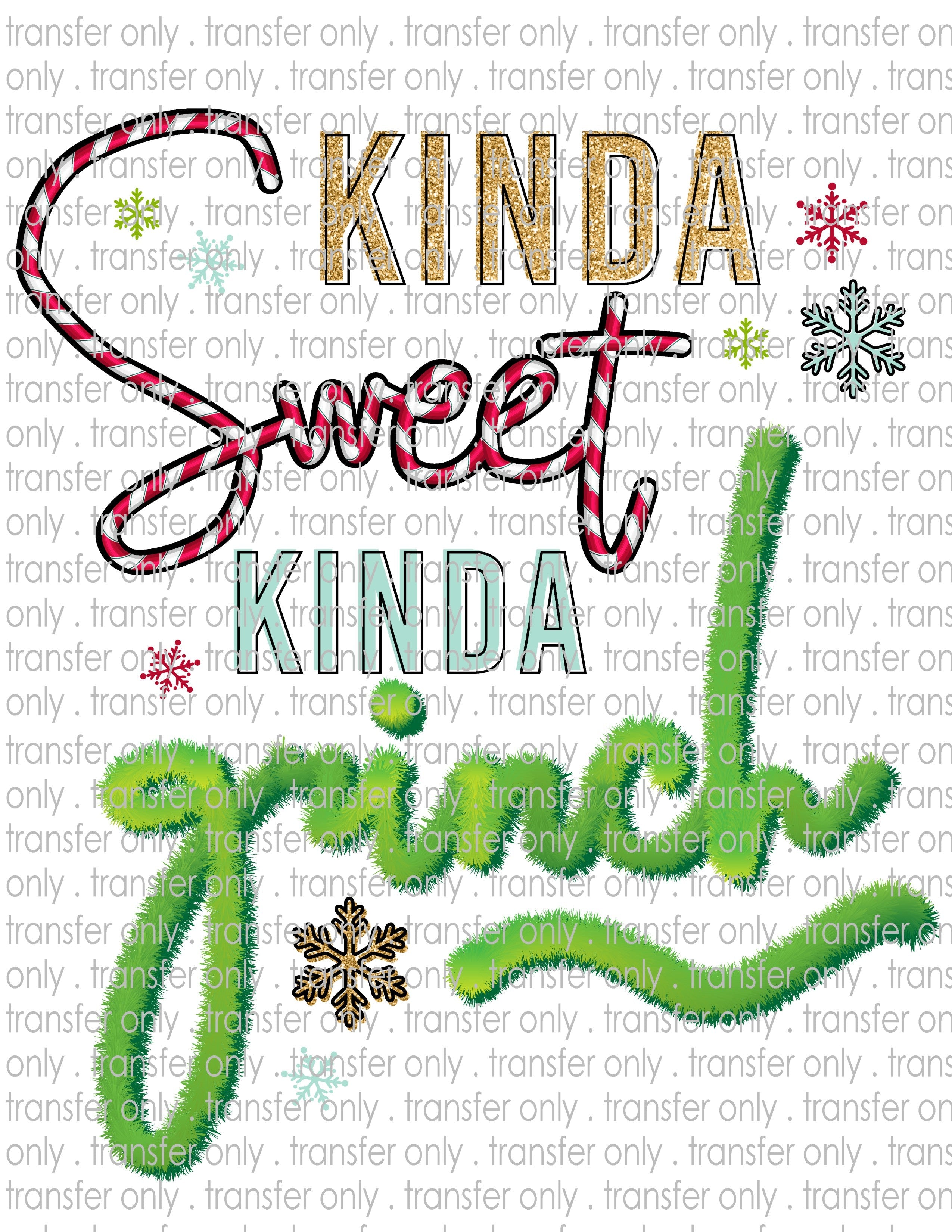 Kinda Grinch - Waterslide, Sublimation Transfers