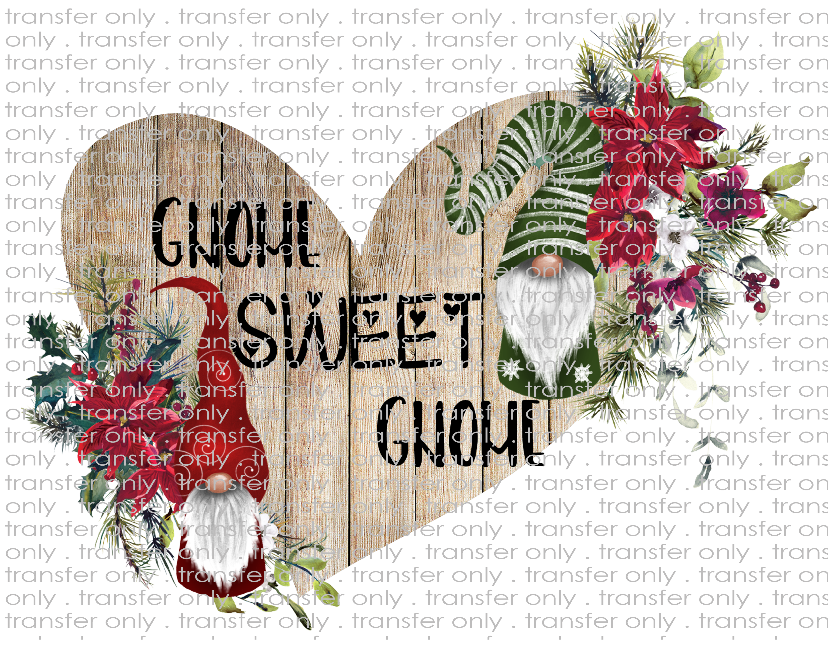 Gnome Sweet Gnome - Waterslide, Sublimation Transfers