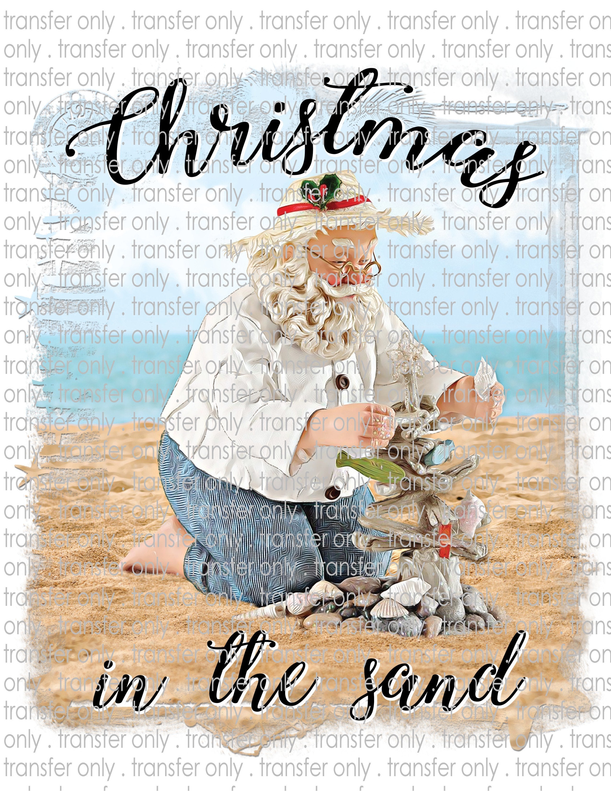 Beach Santa - Waterslide, Sublimation Transfers