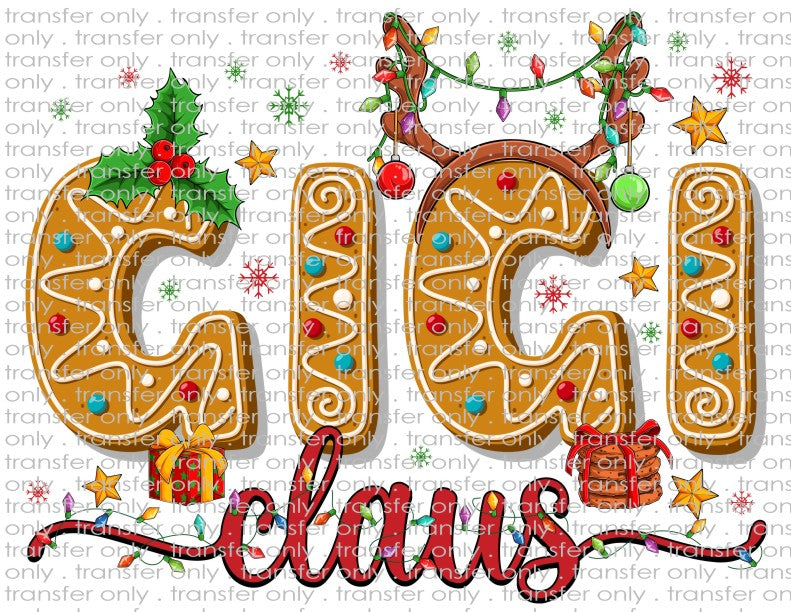 Gigi Claus  - Waterslide, Sublimation Transfers