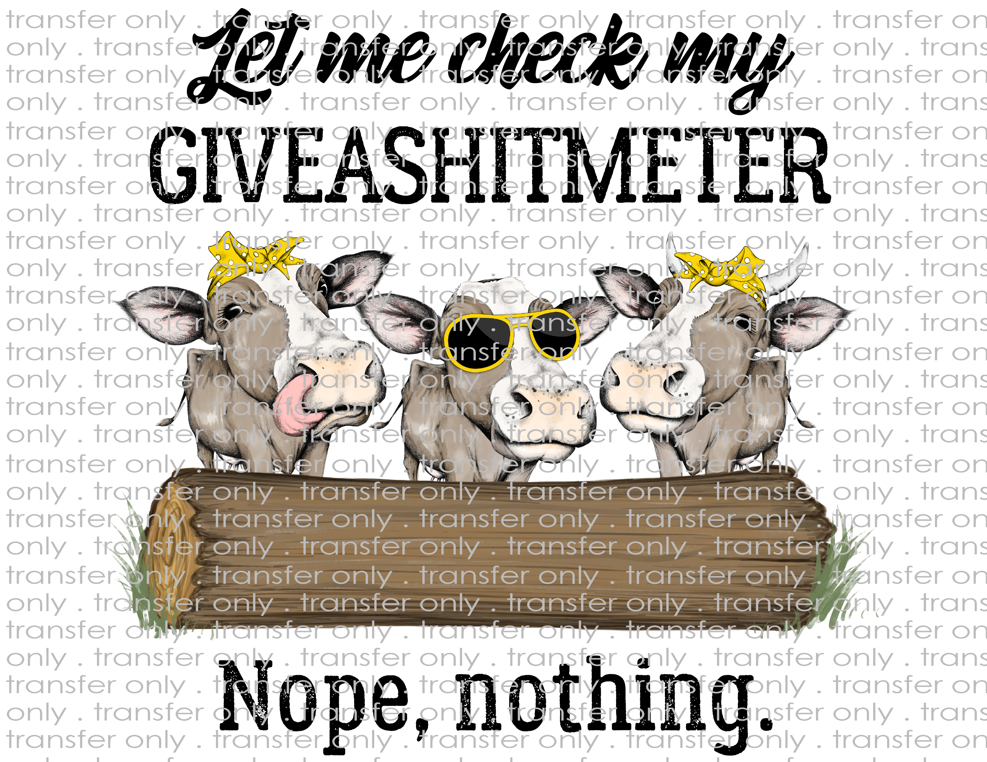 Country - Waterslide, Sublimation Transfers