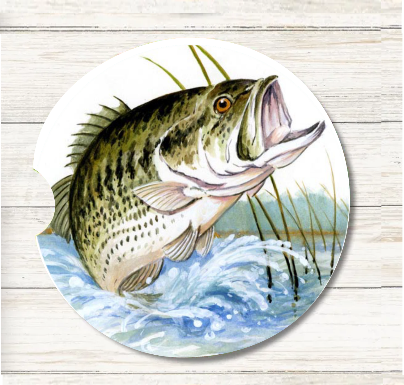 Jumping Fish - Car Coaster & Keychain Transfer