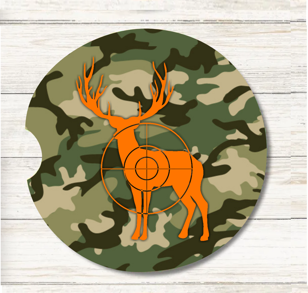 Deer Target - Car Coaster & Keychain Transfer