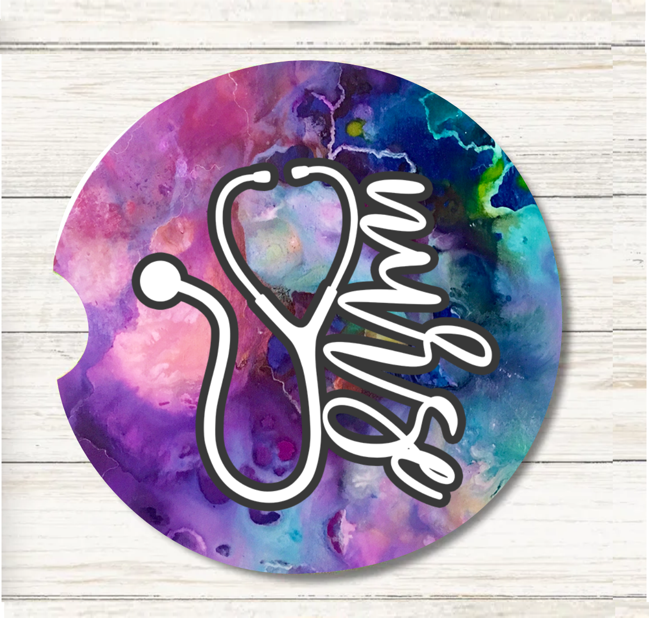 Nurse - Car Coaster & Keychain Transfer