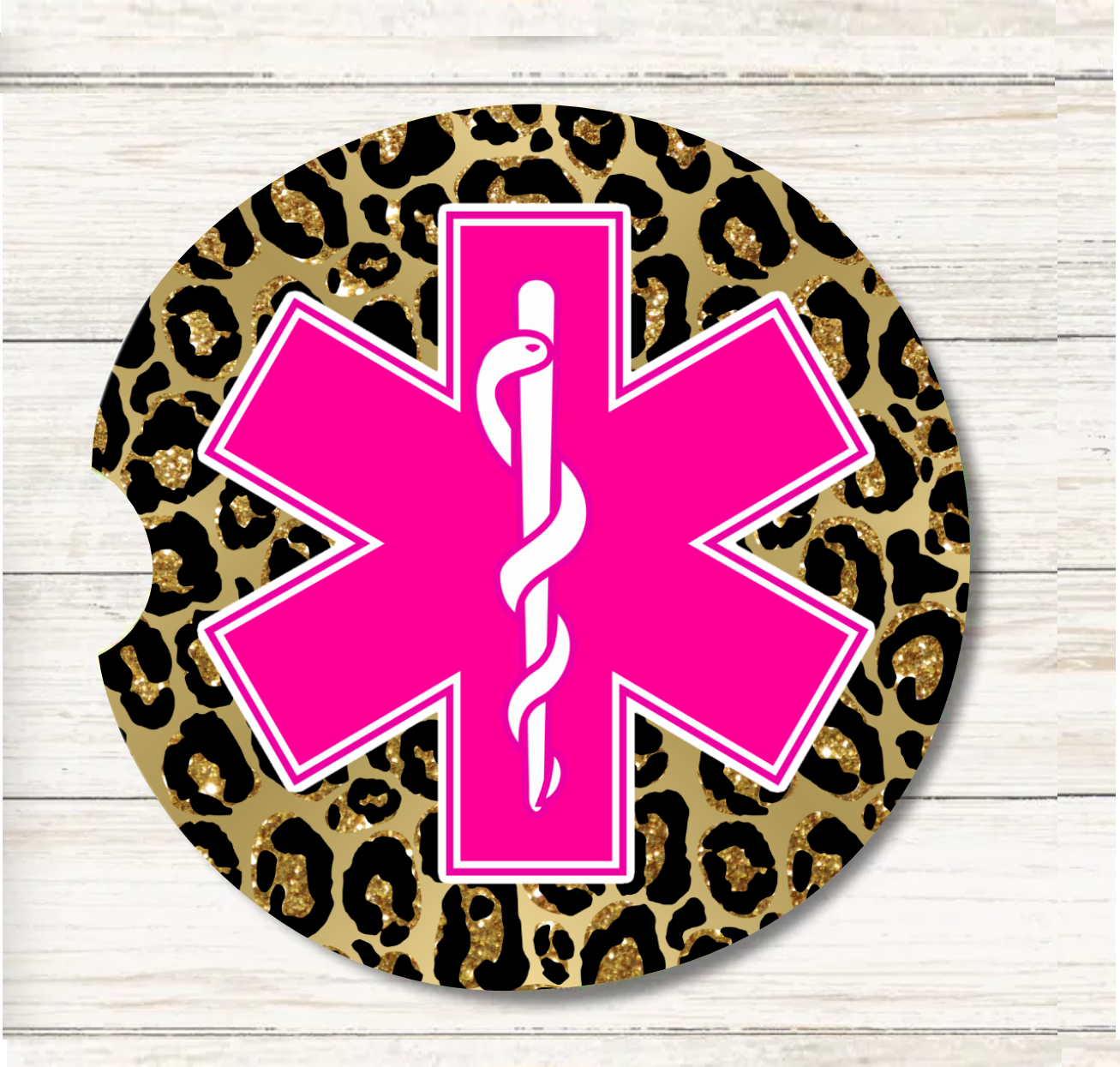 EMS Leopard - Car Coaster & Keychain Transfer