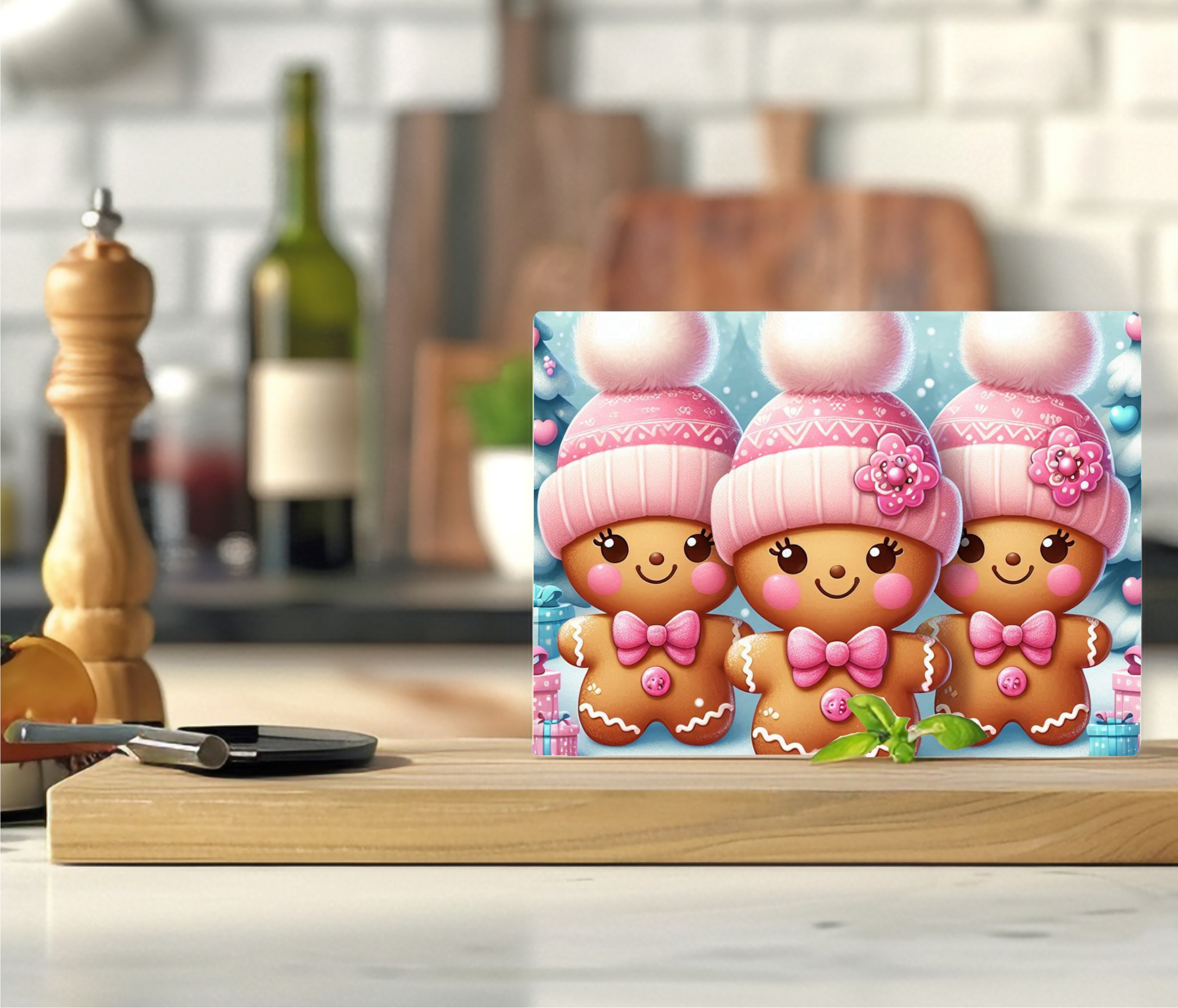 Gingerbread Babies - Cutting Board - Sublimation Transfer