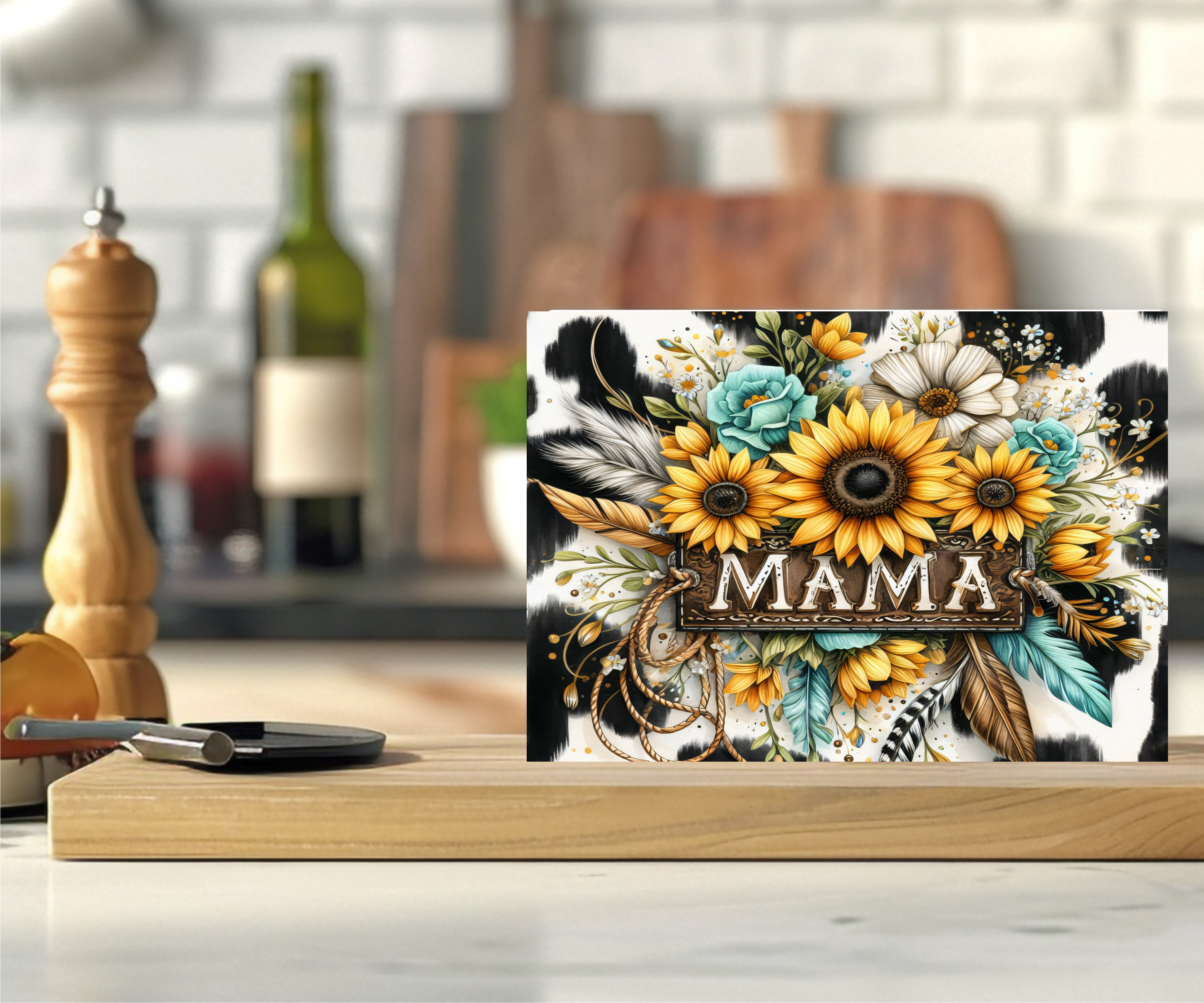 Mama - Cutting Board - Sublimation Transfer