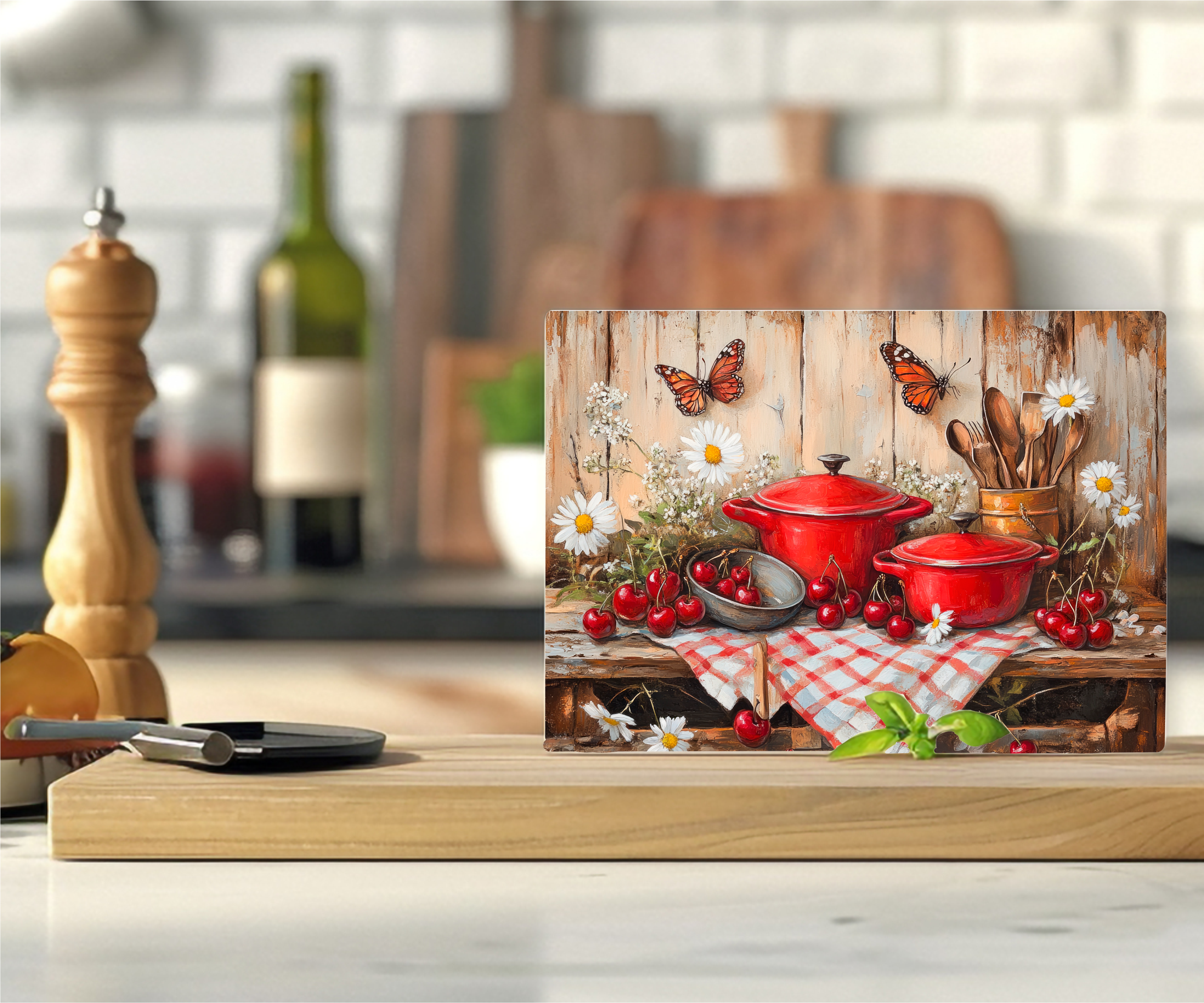 Country Cookware - Cutting Board - Sublimation Transfer
