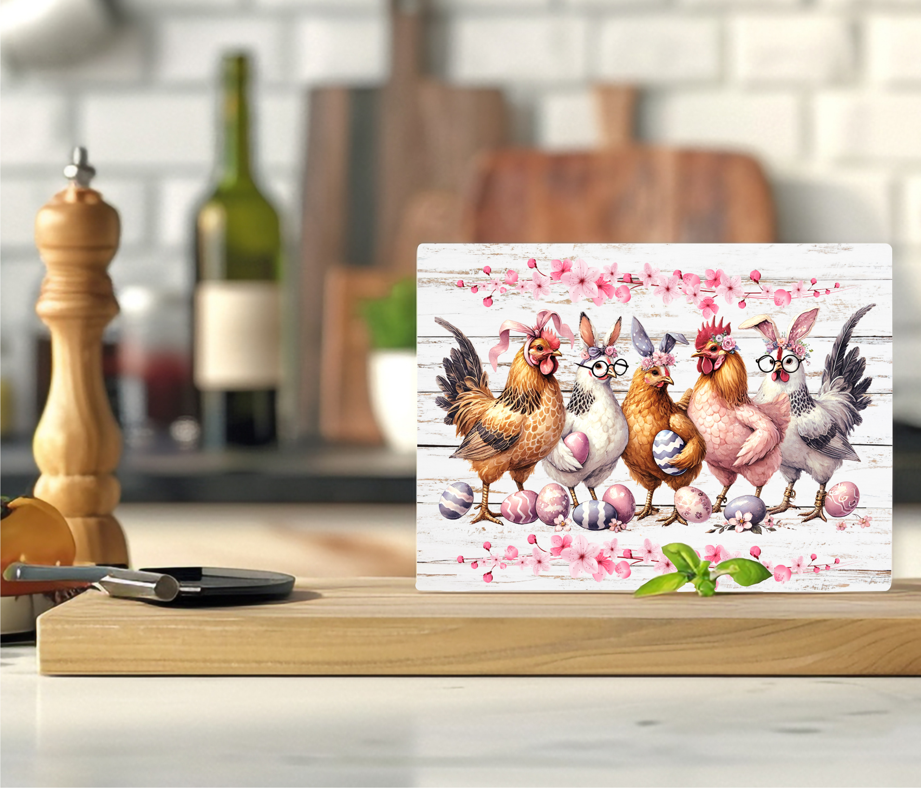 Easter Chickens - Cutting Board - Sublimation Transfer