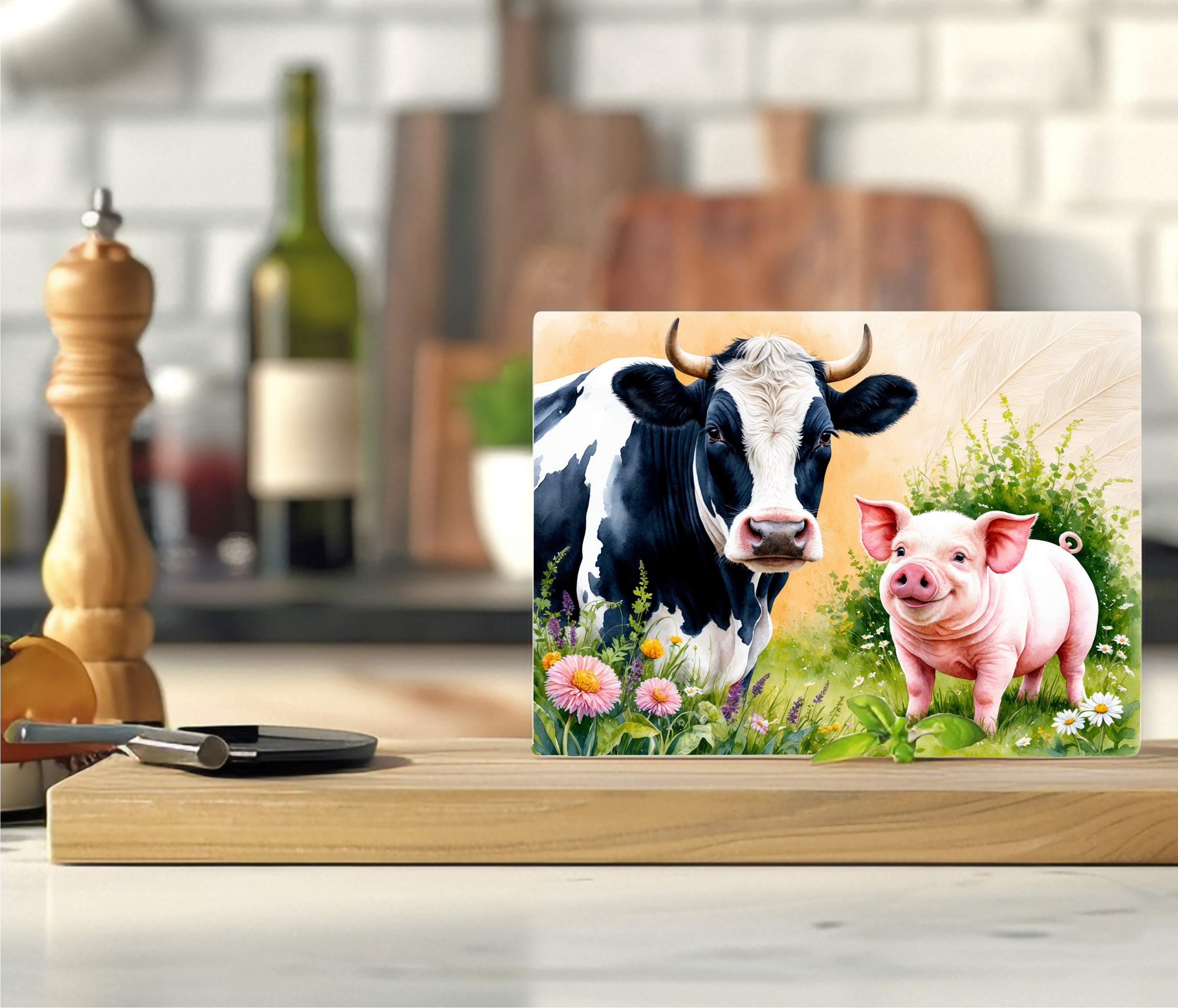 Farm Friends - Cutting Board - Sublimation Transfer