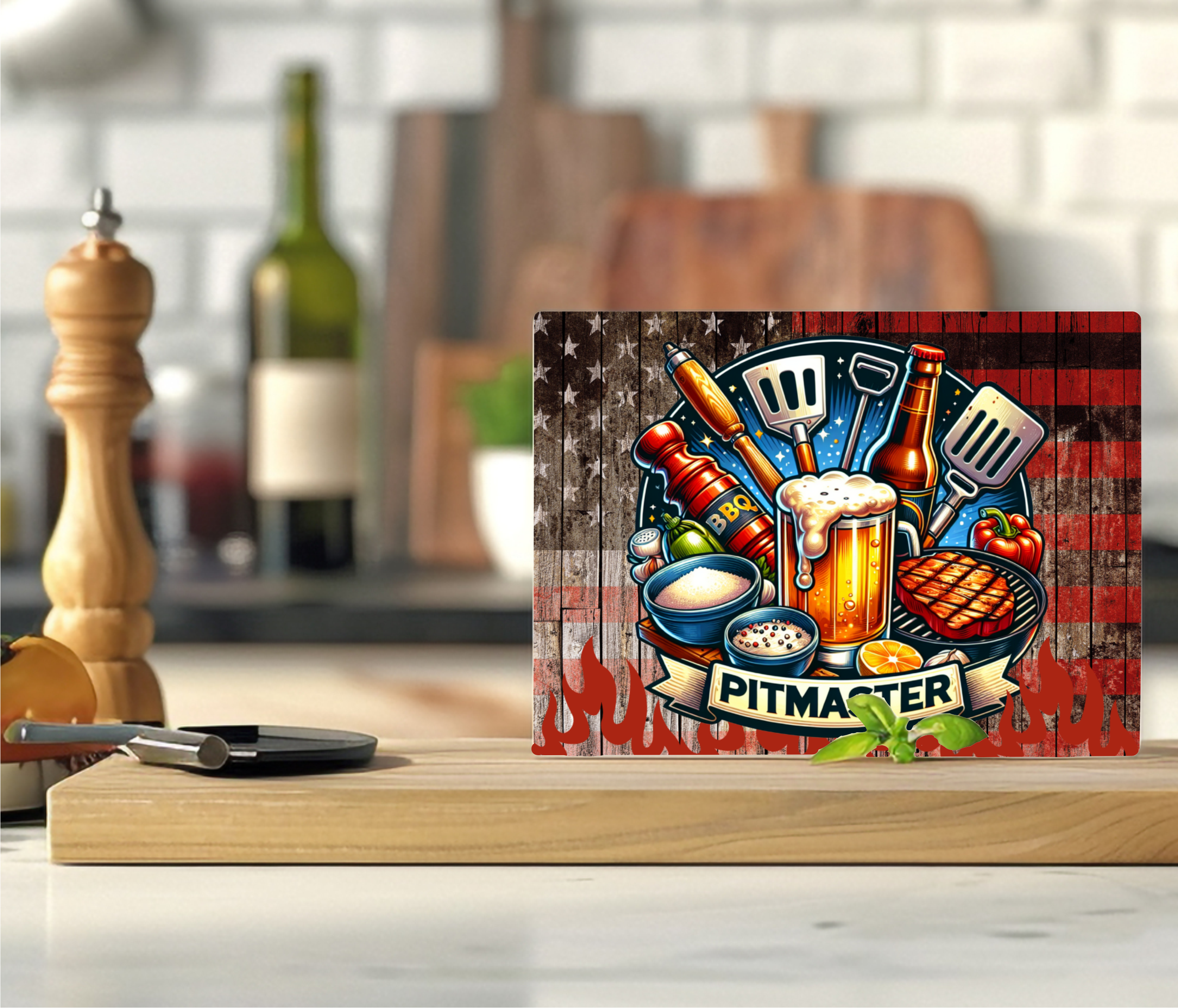 Pitmaster - Cutting Board - Sublimation Transfer