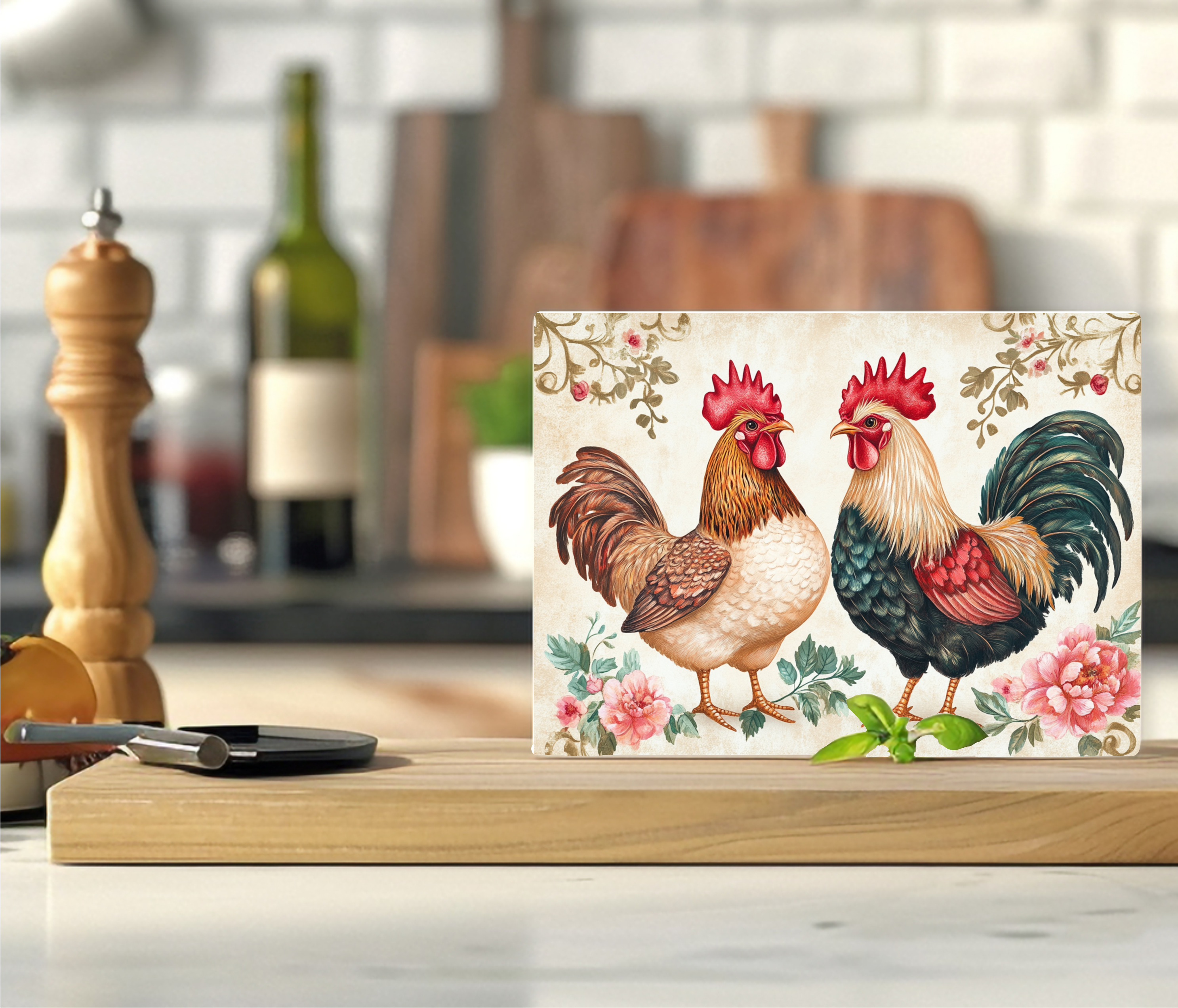 Chickens - Cutting Board - Sublimation Transfer