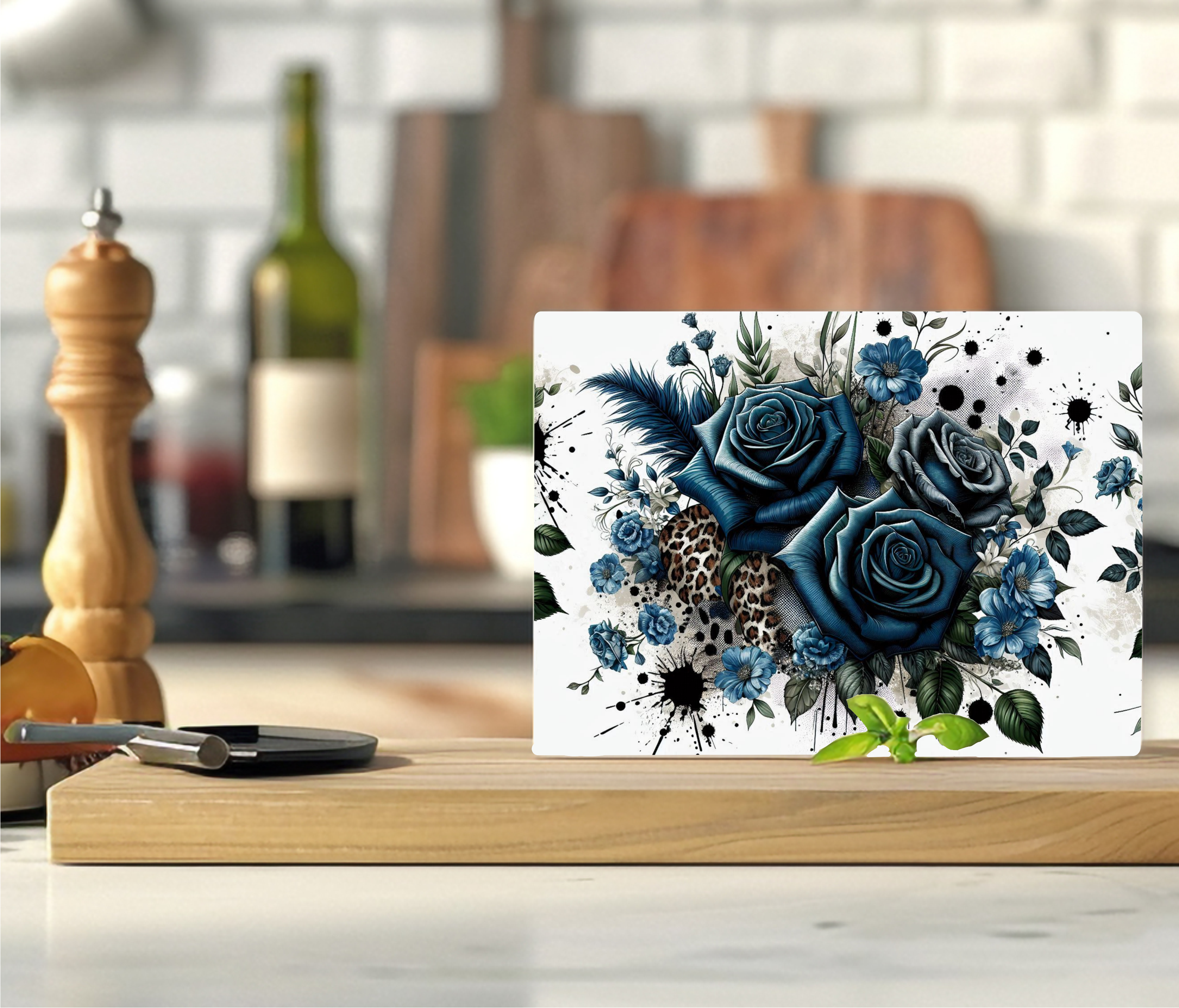 Dark Roses - Cutting Board - Sublimation Transfer