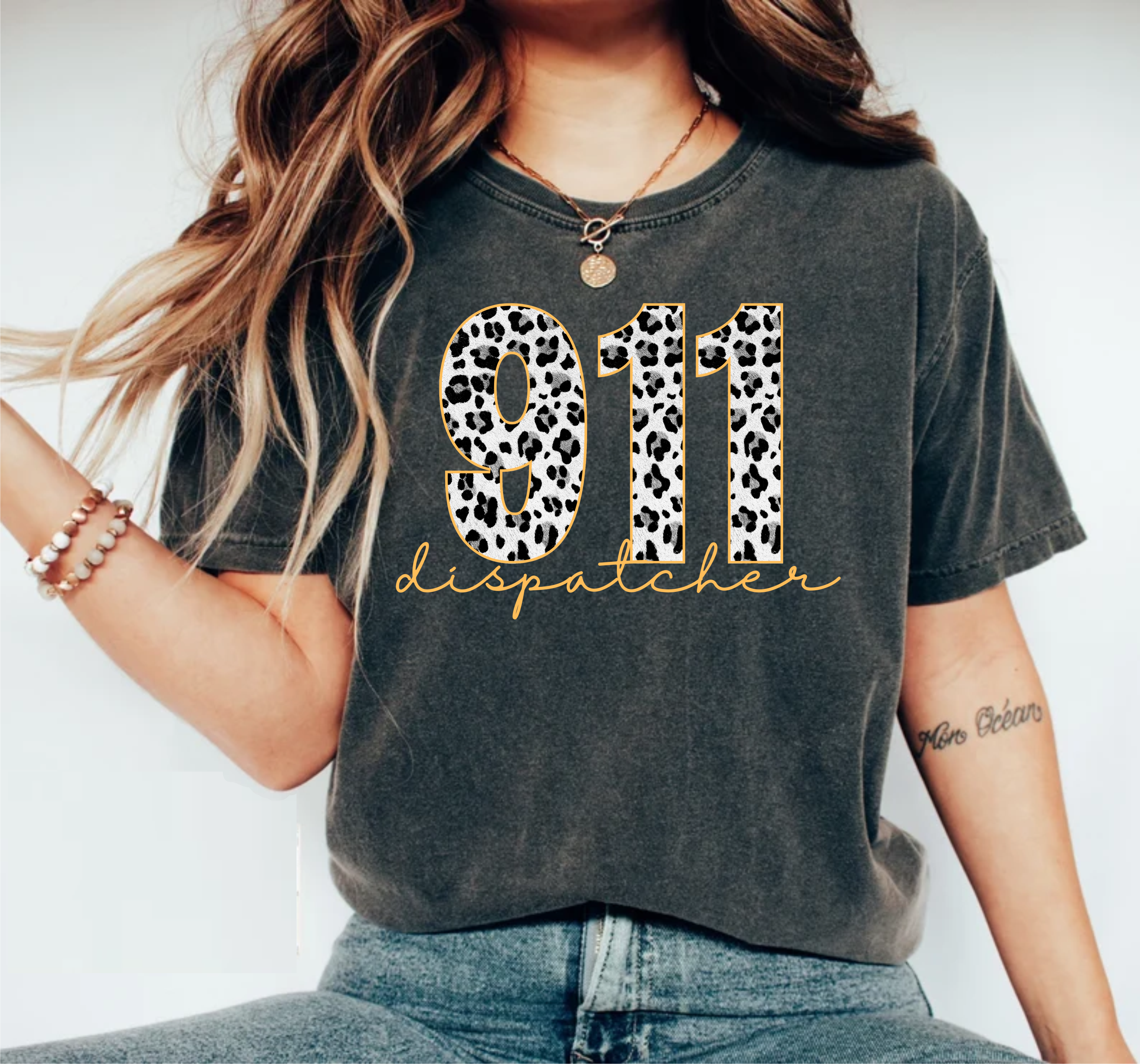 911 Dispatcher - DTF Transfer