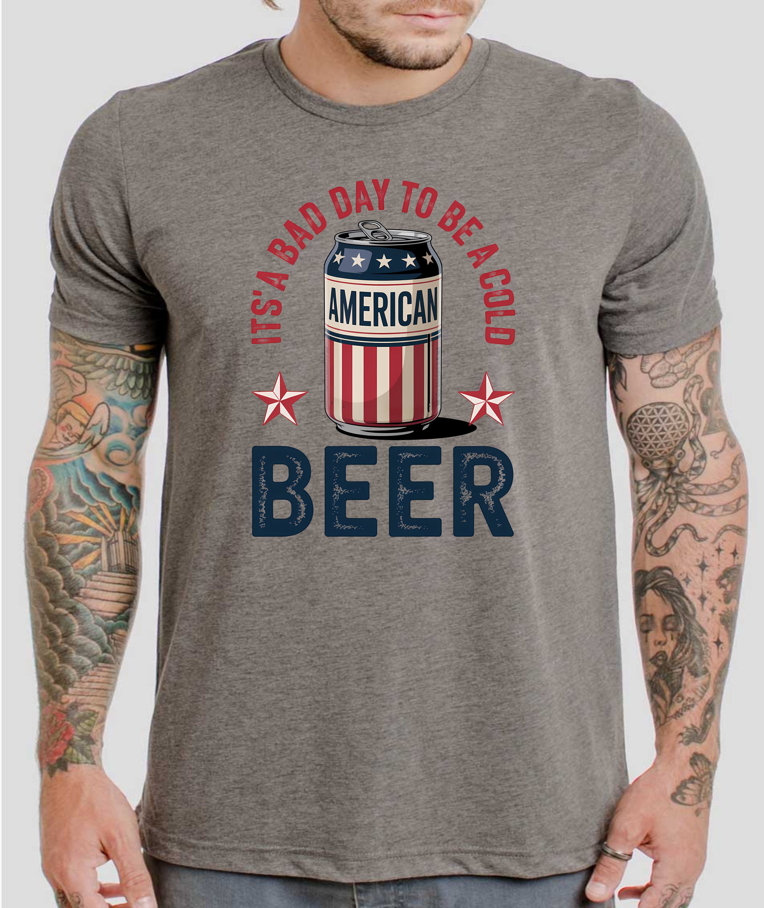 It's A Bad Day To Be A Cold Beer - DTF Transfer