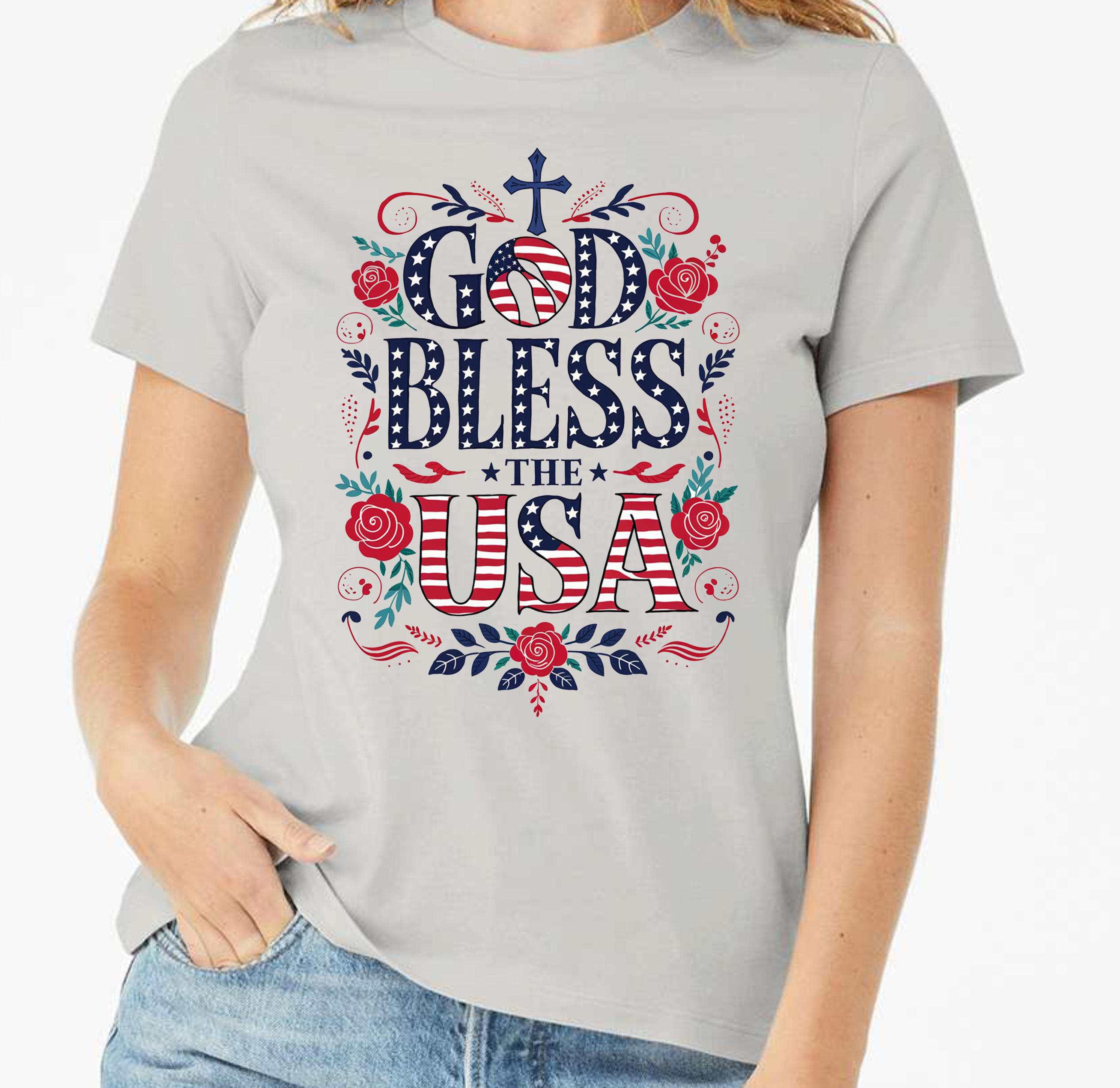 God Bless The USA - Sublimation Transfer