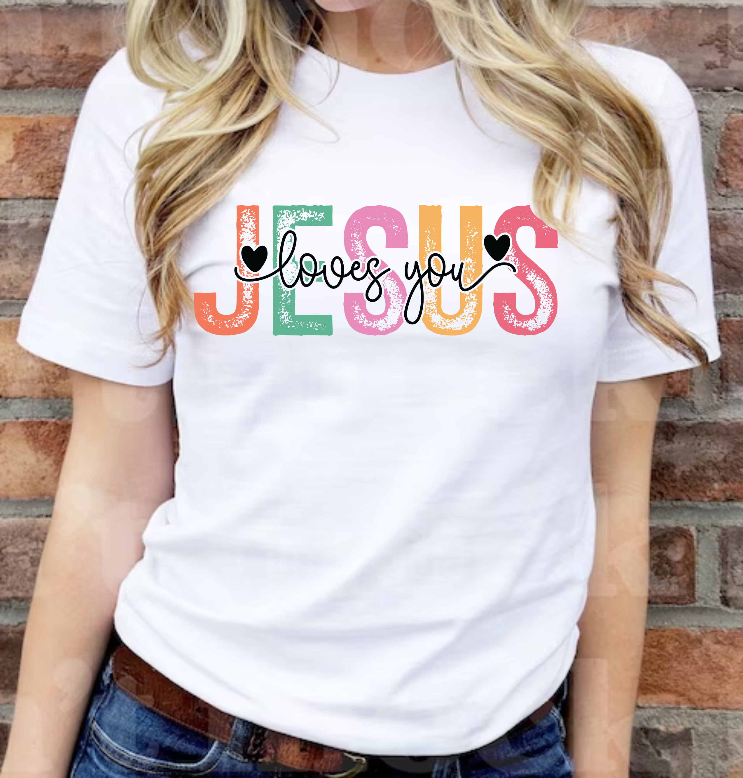 Jesus Loves You - DTF Transfer