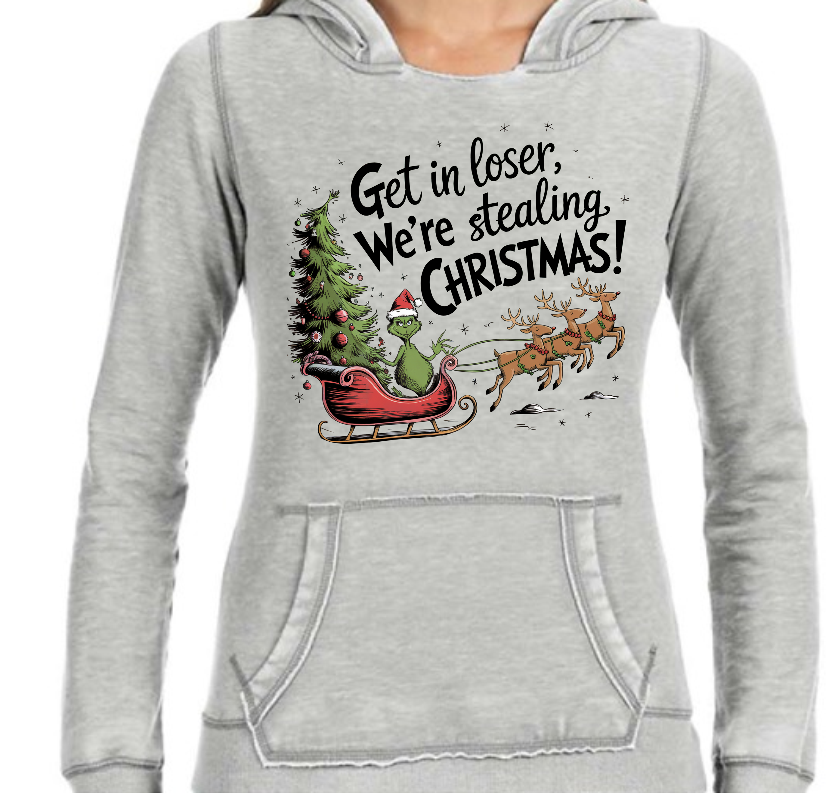 Get In Loser, We're Stealing Christmas - DTF Transfer