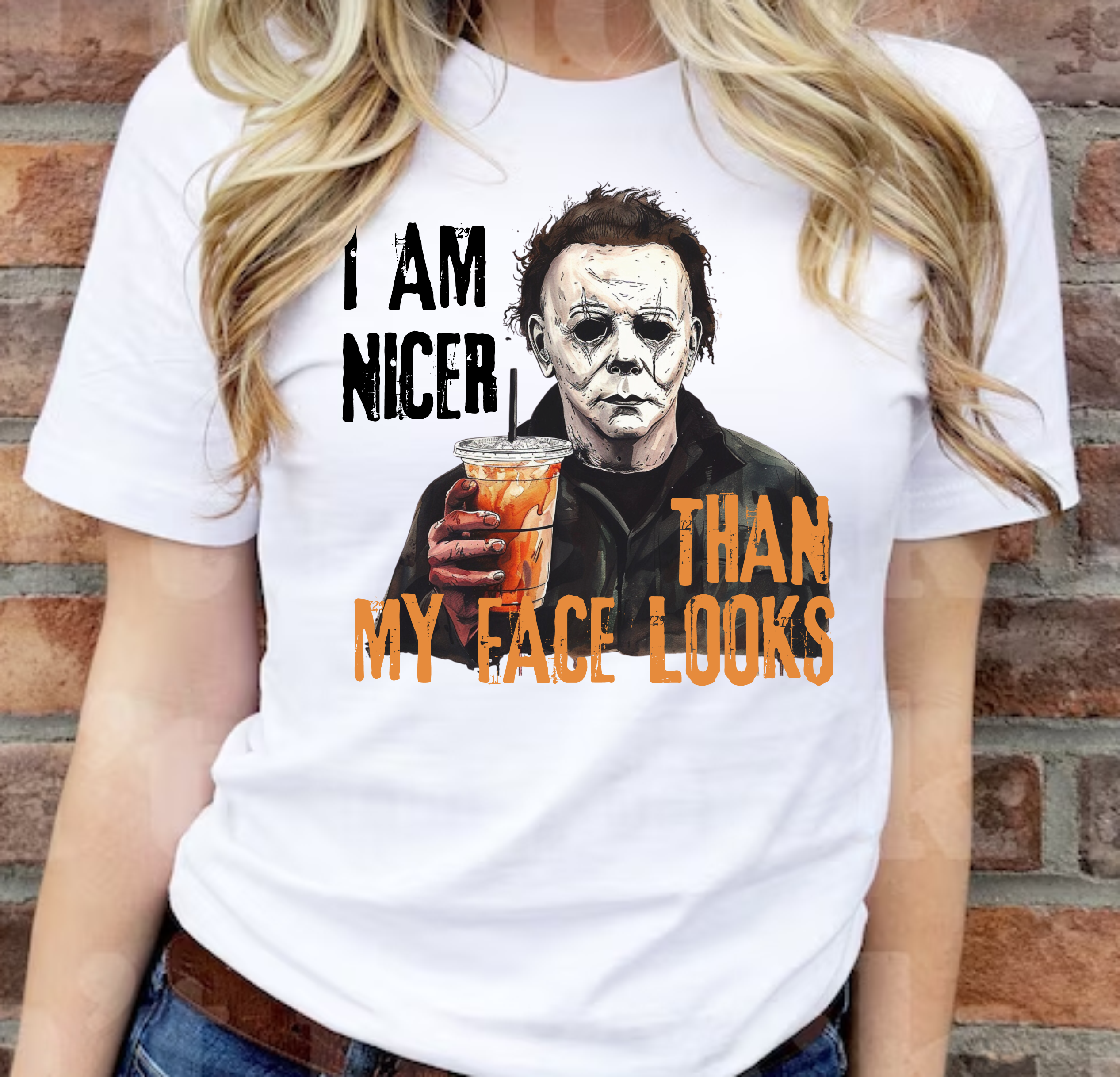 I Am Nicer Than My Face Looks - DTF Transfer