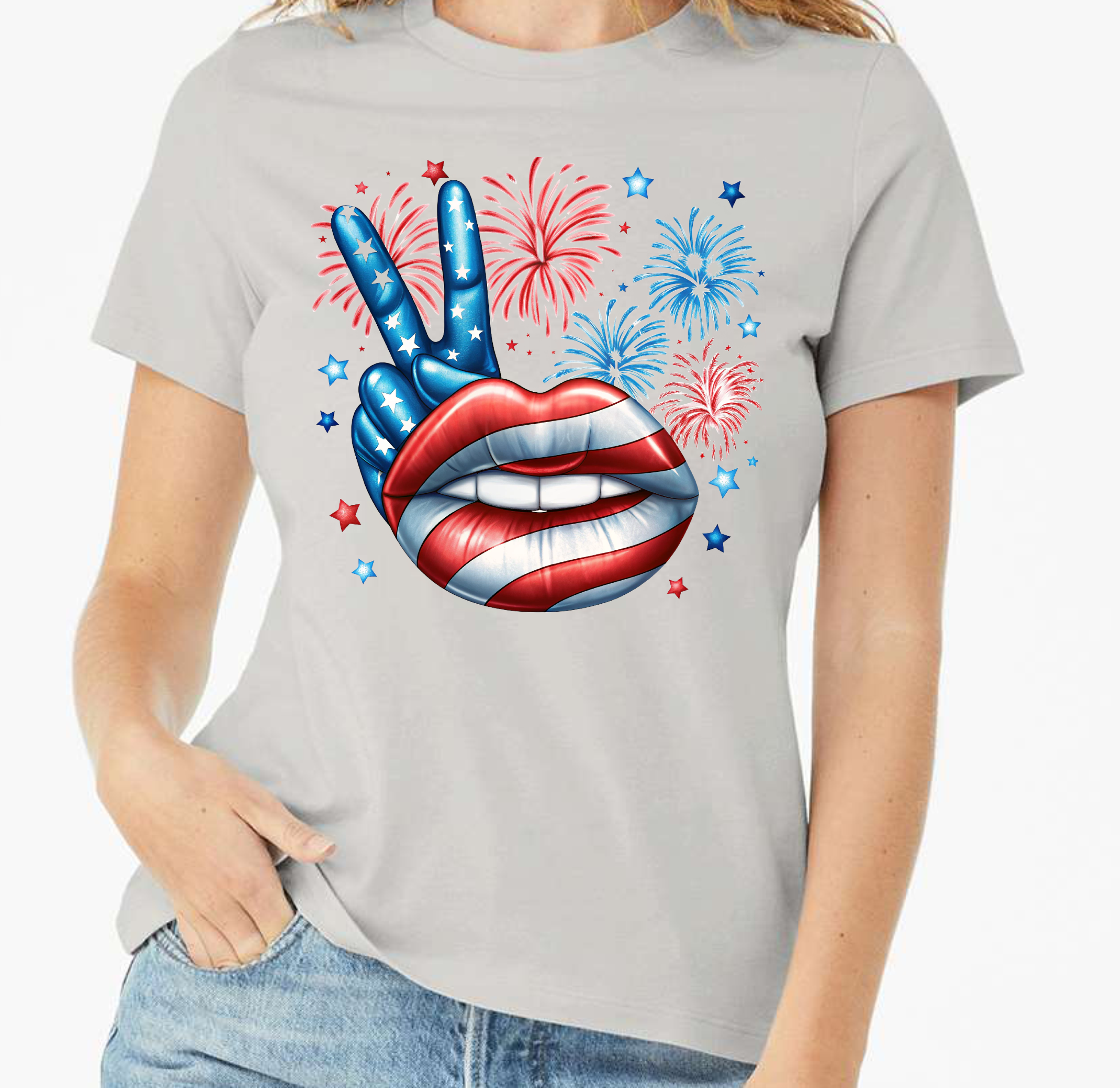 Peace Lips - DTF Transfer