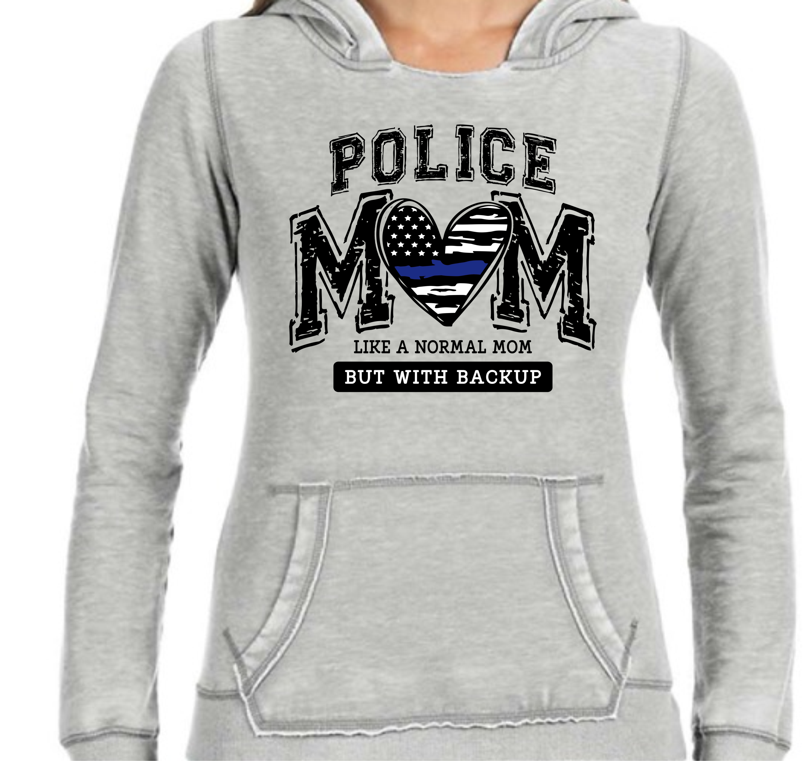 Police Mom, Like A Normal Mom But With Backup - DTF Transfer