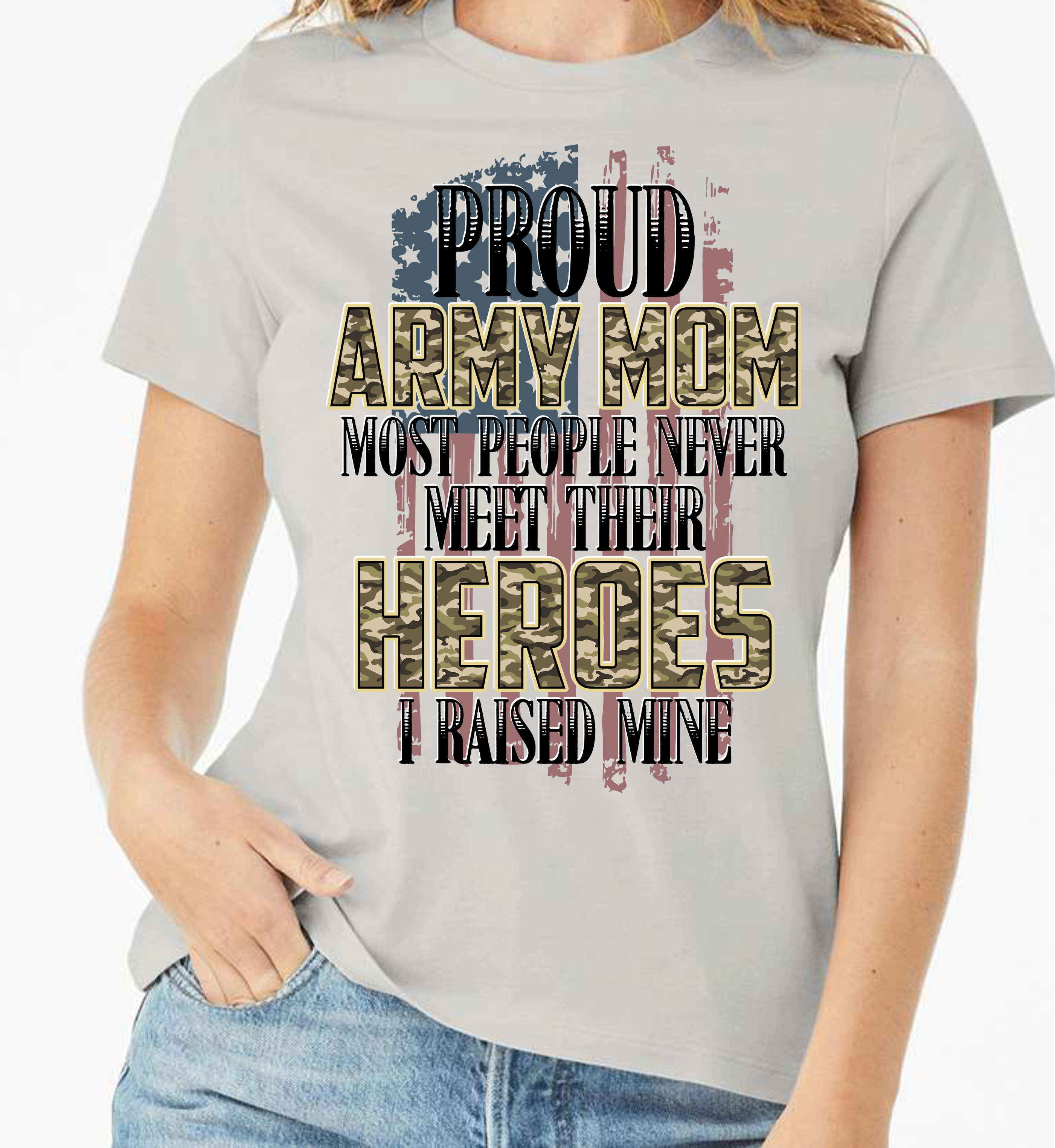 Proud Army Mom - Sublimation Transfer