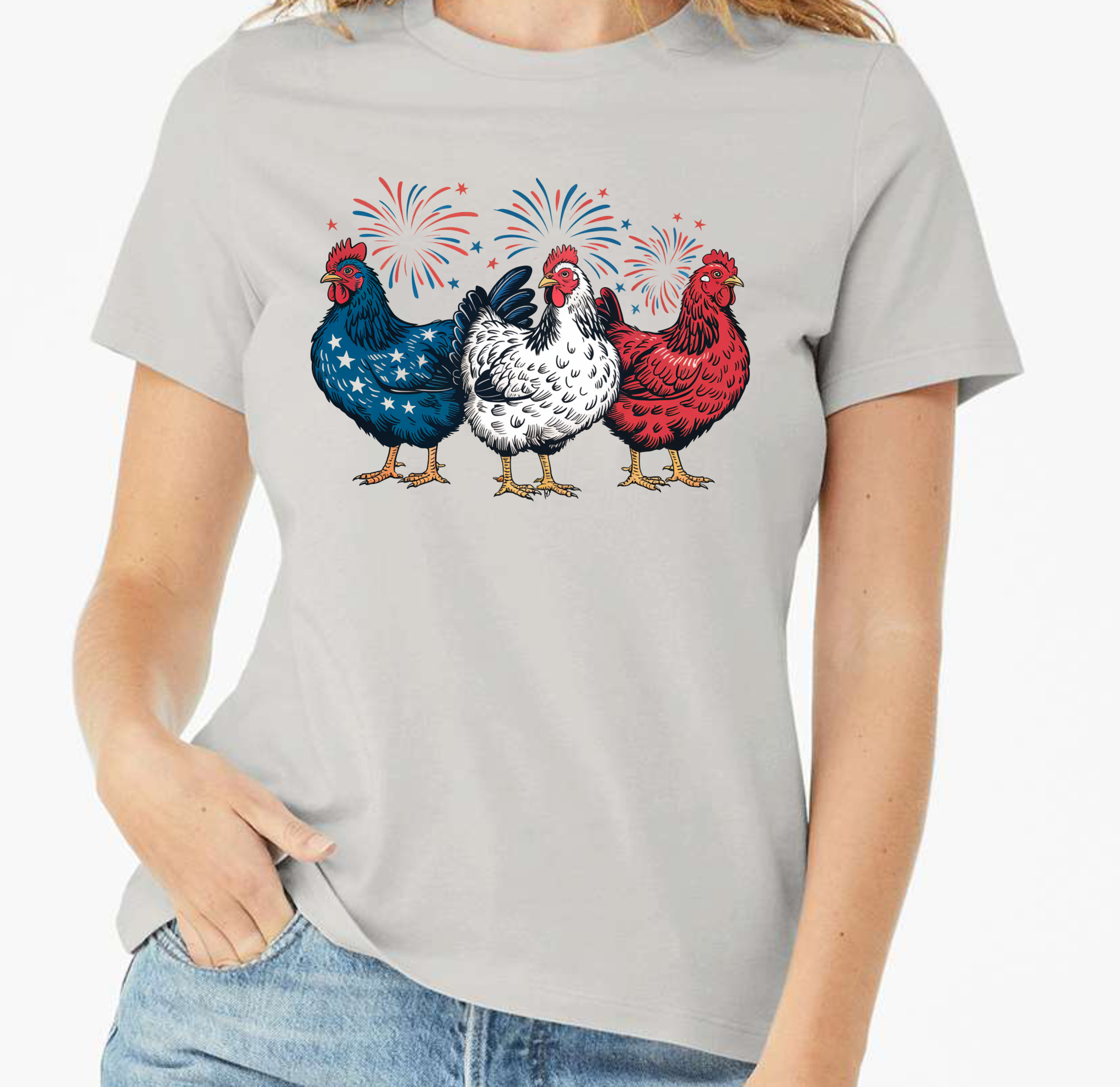 Patriotic Chickens - DTF Transfer
