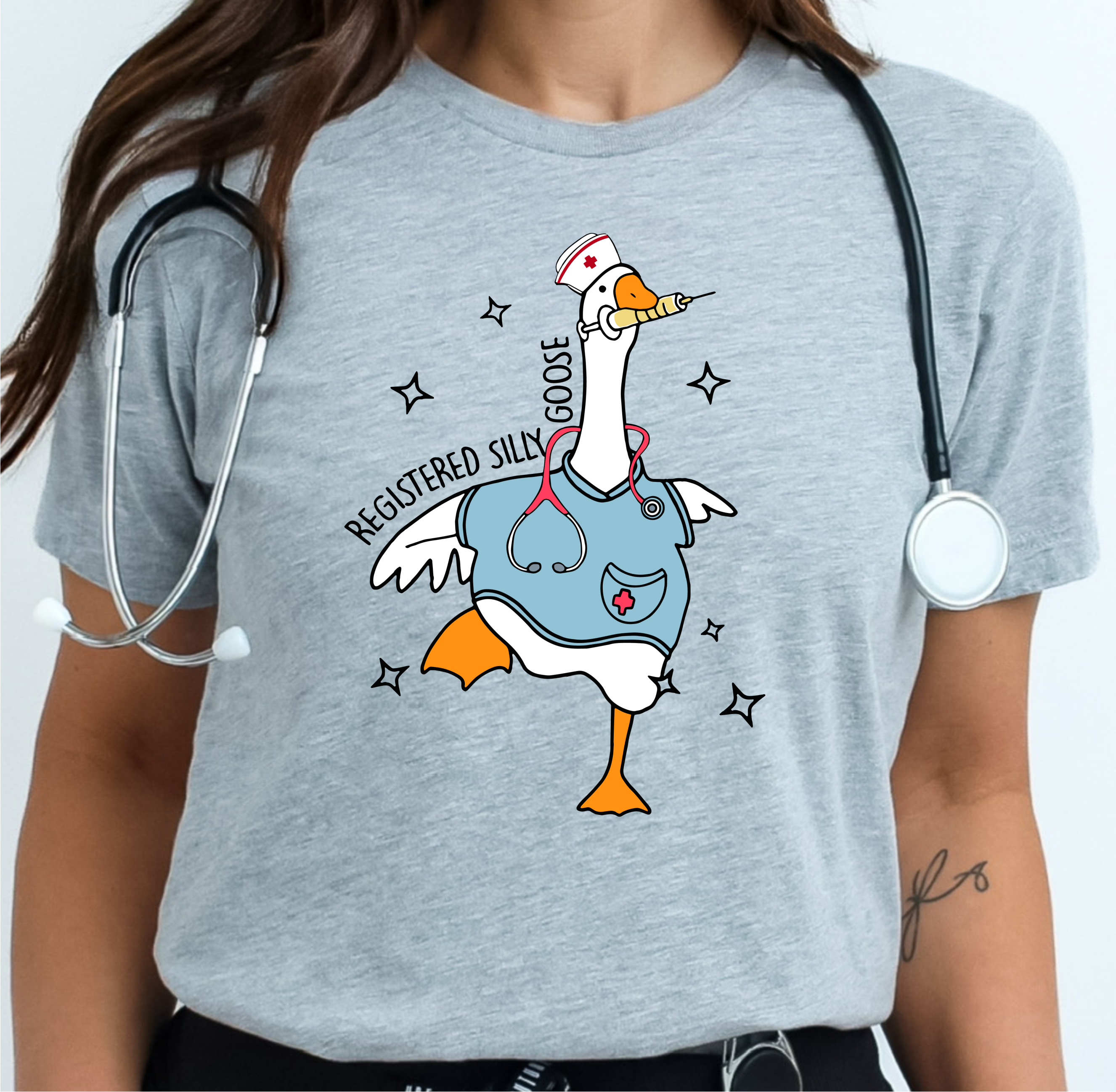 Registered Silly Goose Nurse - DTF Transfer