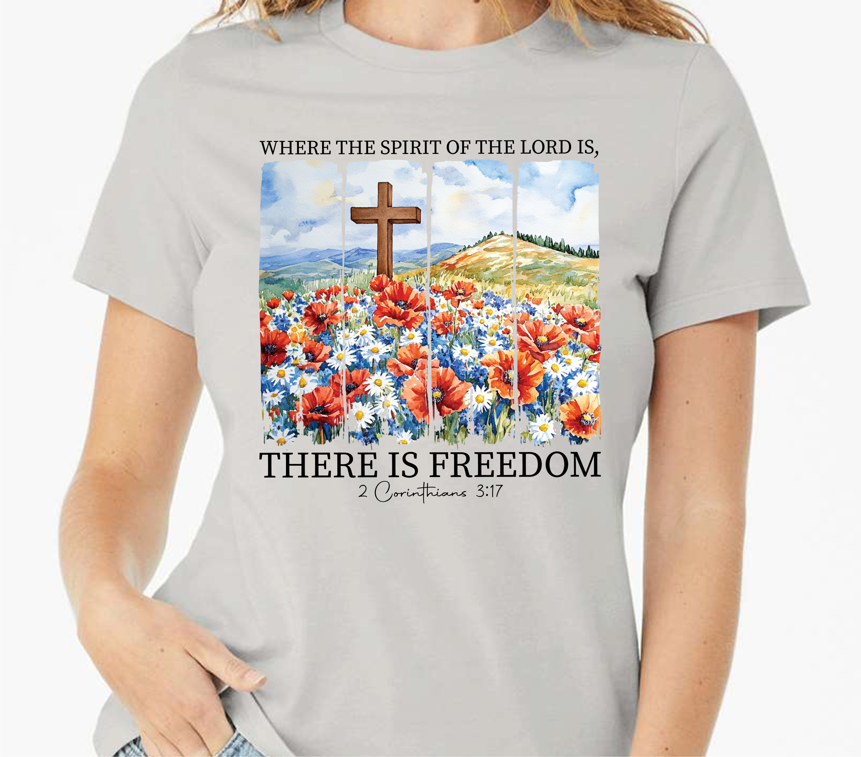 Where There Is Spirit Of The Lord, There Is Freedom - DTF Transfer