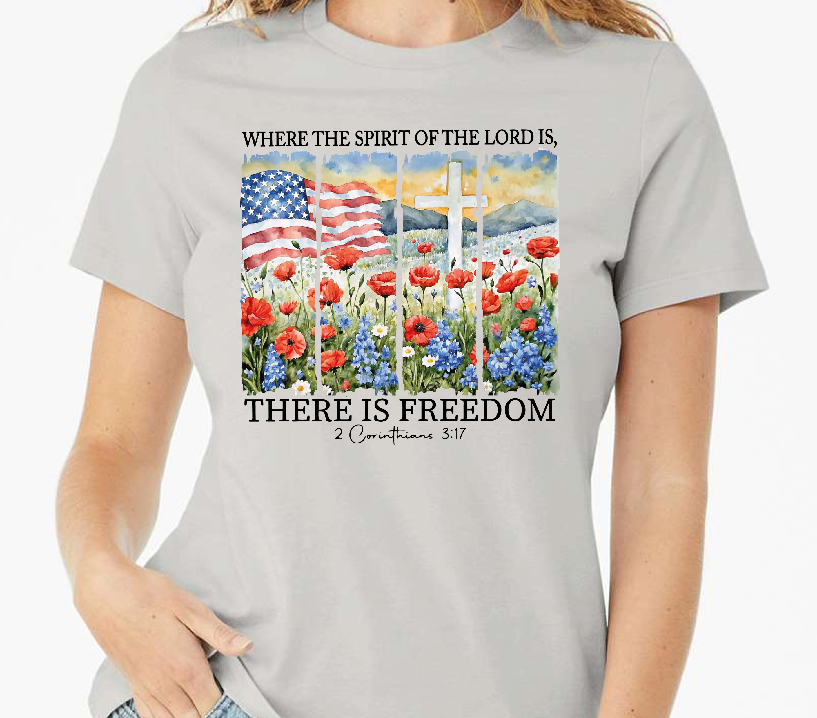 Where There Is Spirit Of The Lord, There Is Freedom - DTF Transfer