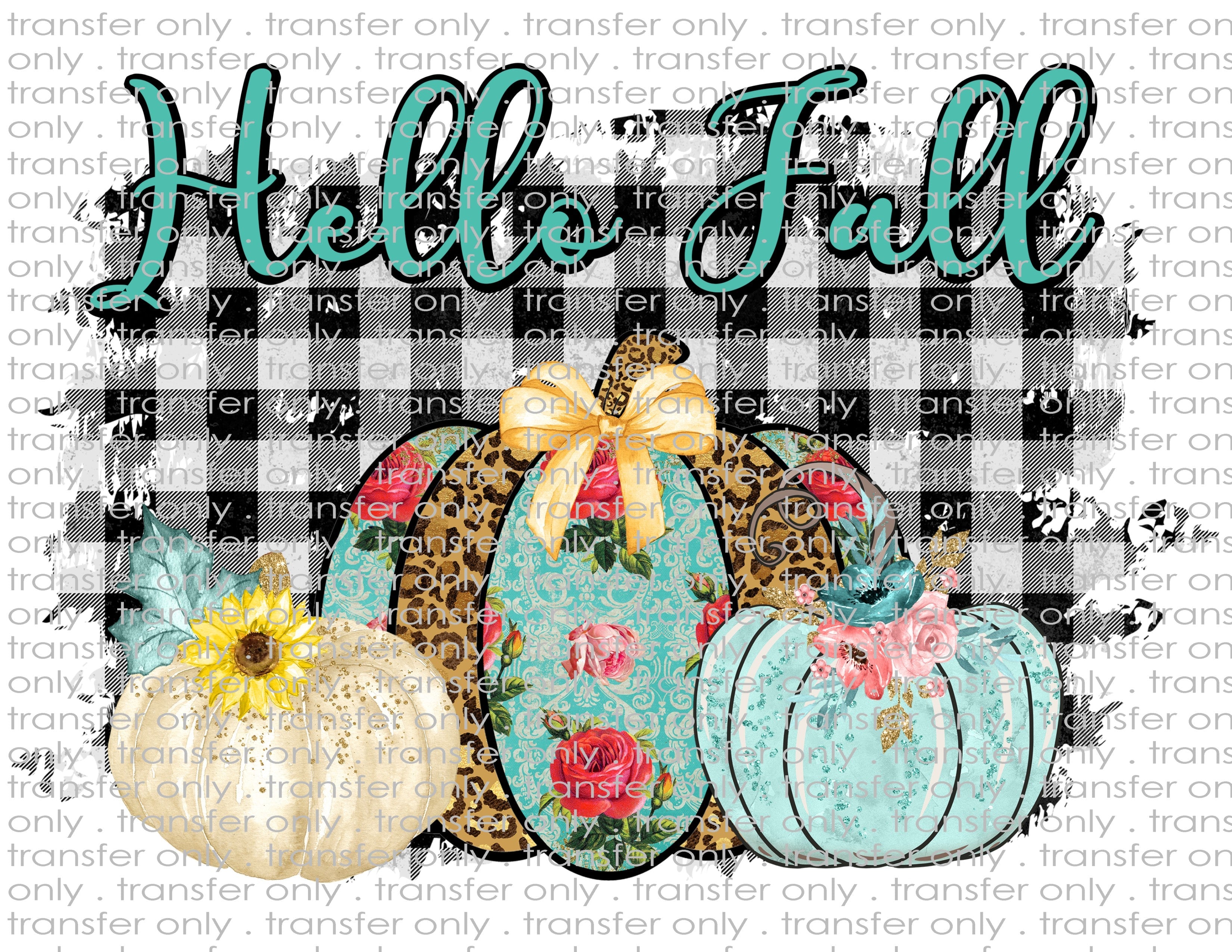 Fall - Waterslide, Sublimation Transfers