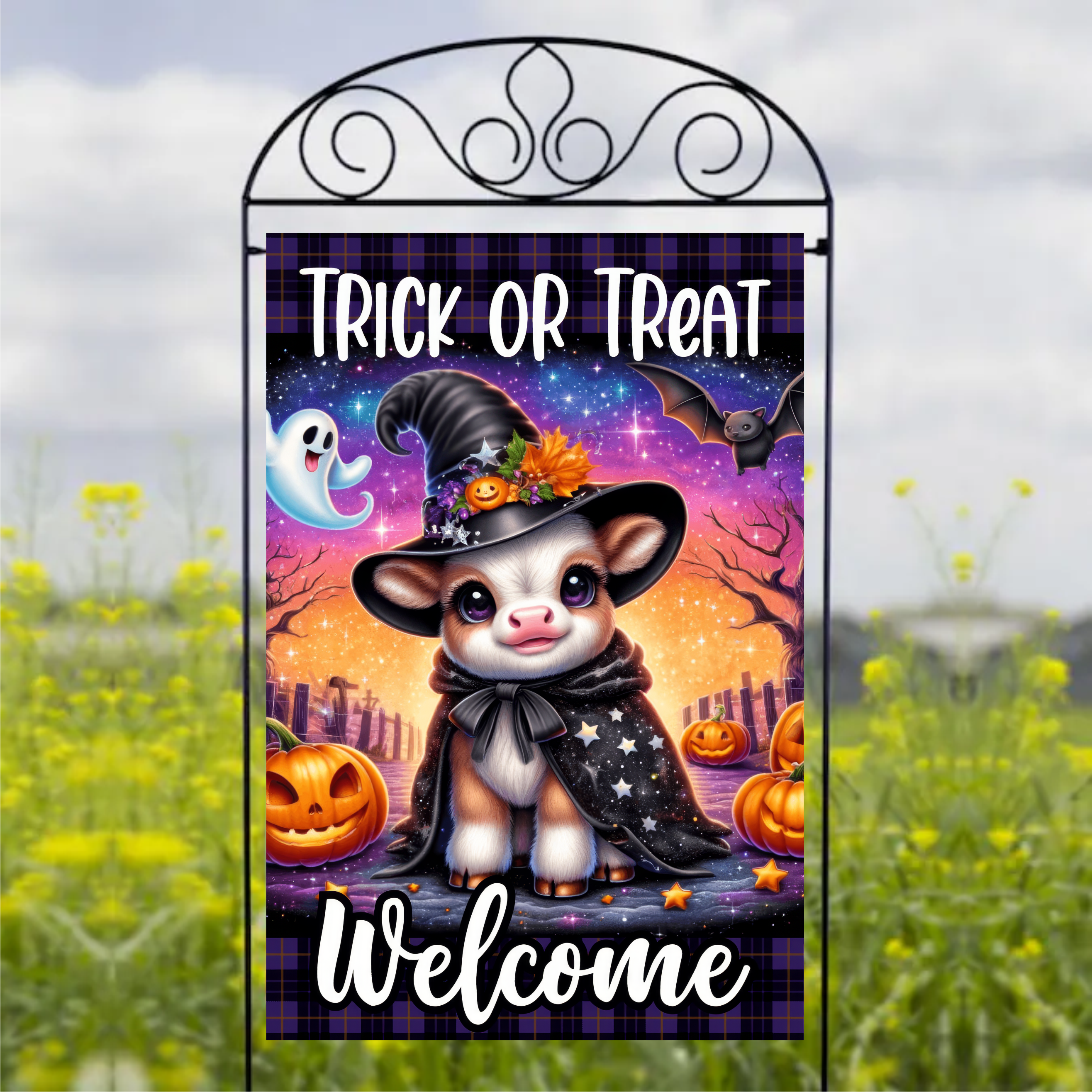 Trick Or Treat  - Garden Flag Sublimation Transfers