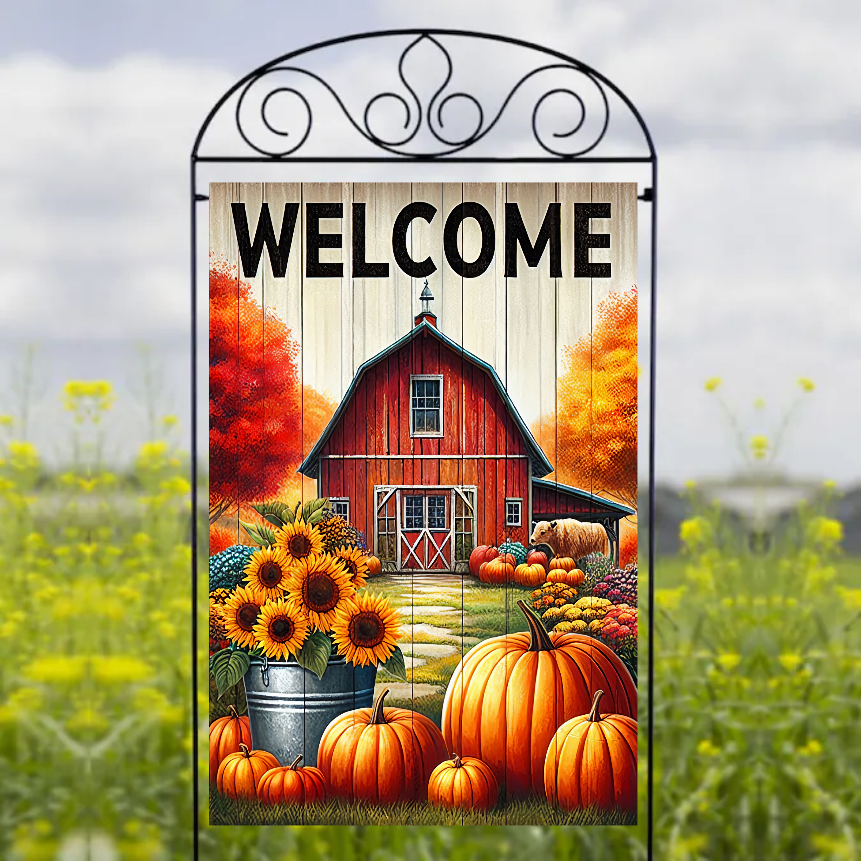 Country Farm - Garden Flag Sublimation Transfers