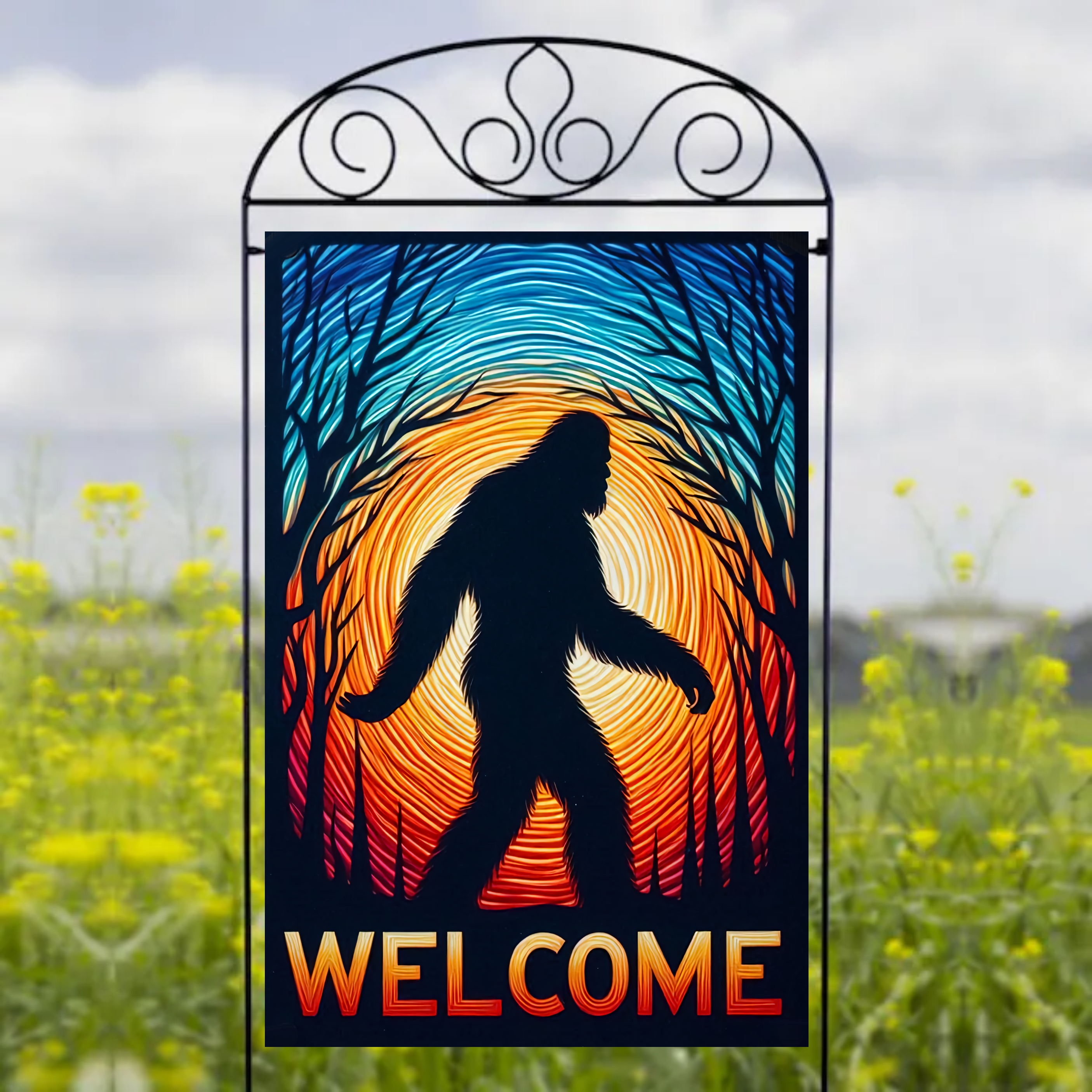 Bigfoot  - Garden Flag Sublimation Transfers
