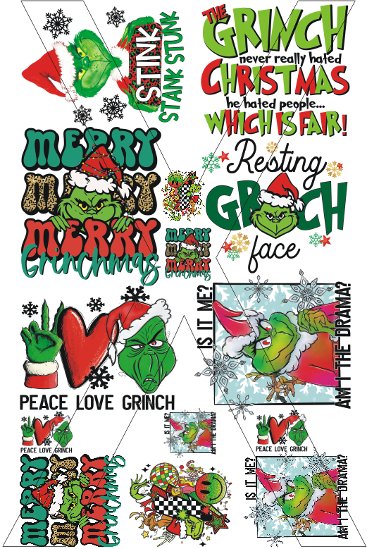 Christmas Gang Sheet - DTF Transfer
