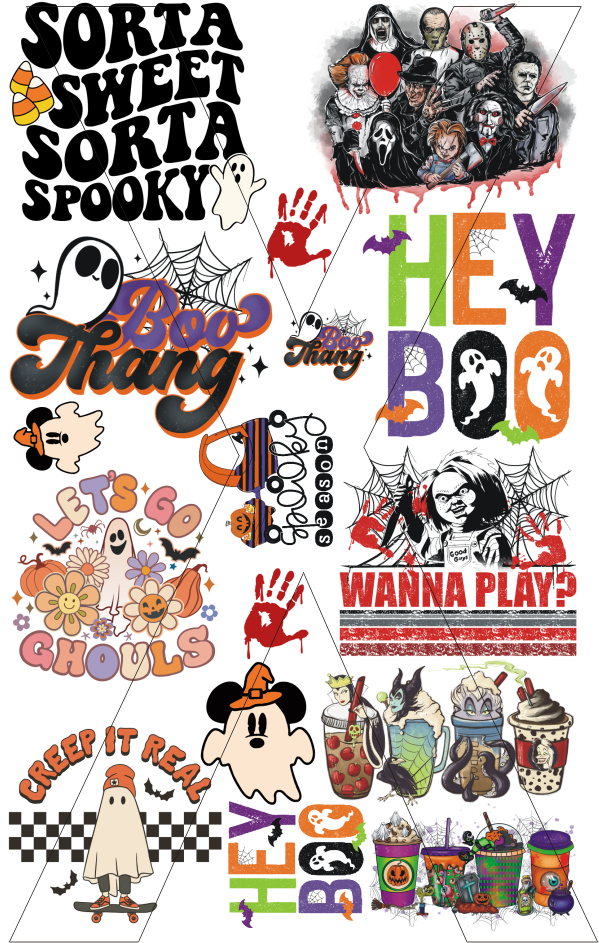 Halloween Gang Sheet - DTF Transfer
