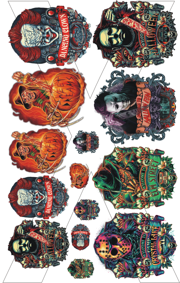 Halloween Gang Sheet - DTF Transfer