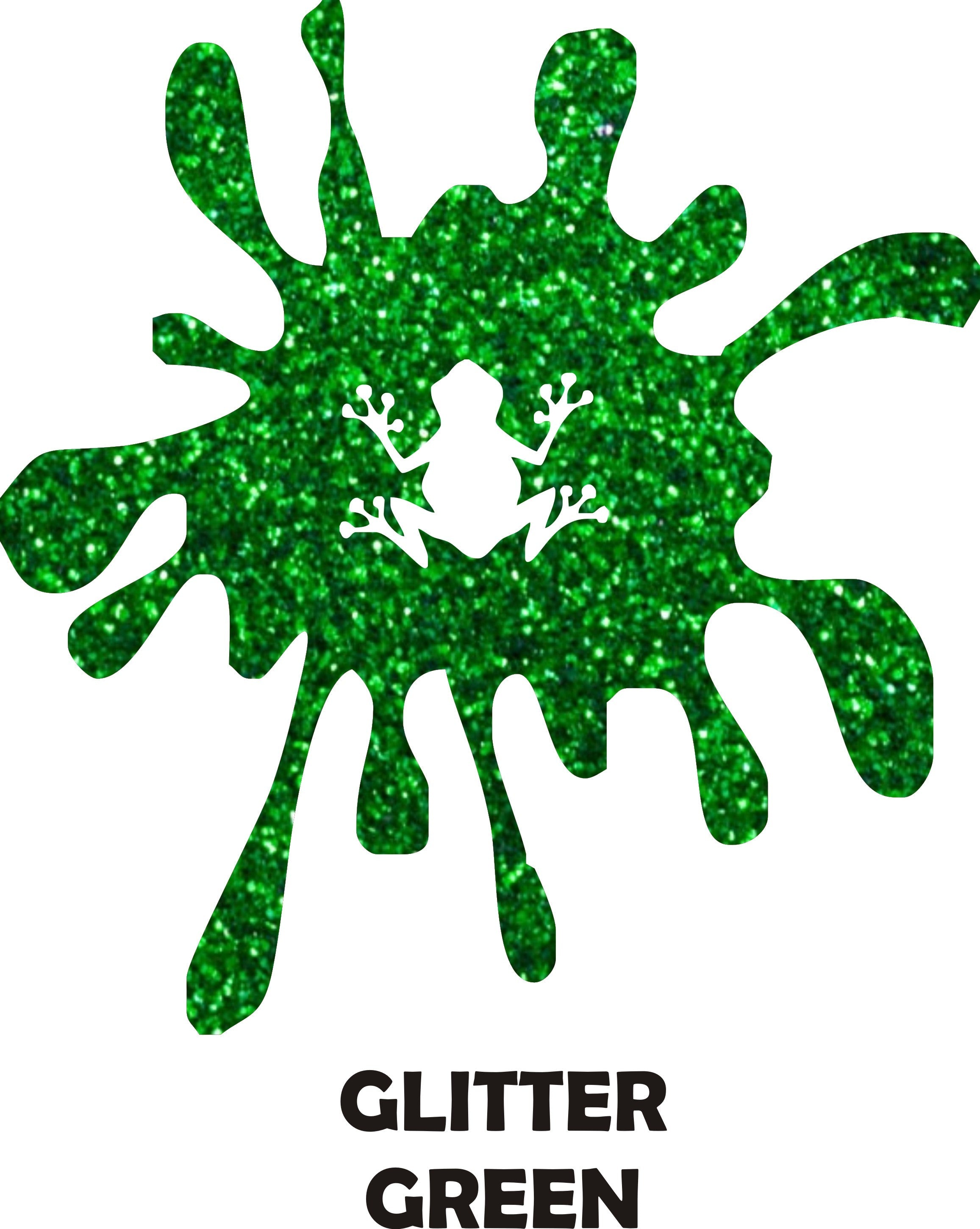 Kelly (Grass) Green Glitter - Heat Transfer Vinyl Sheets